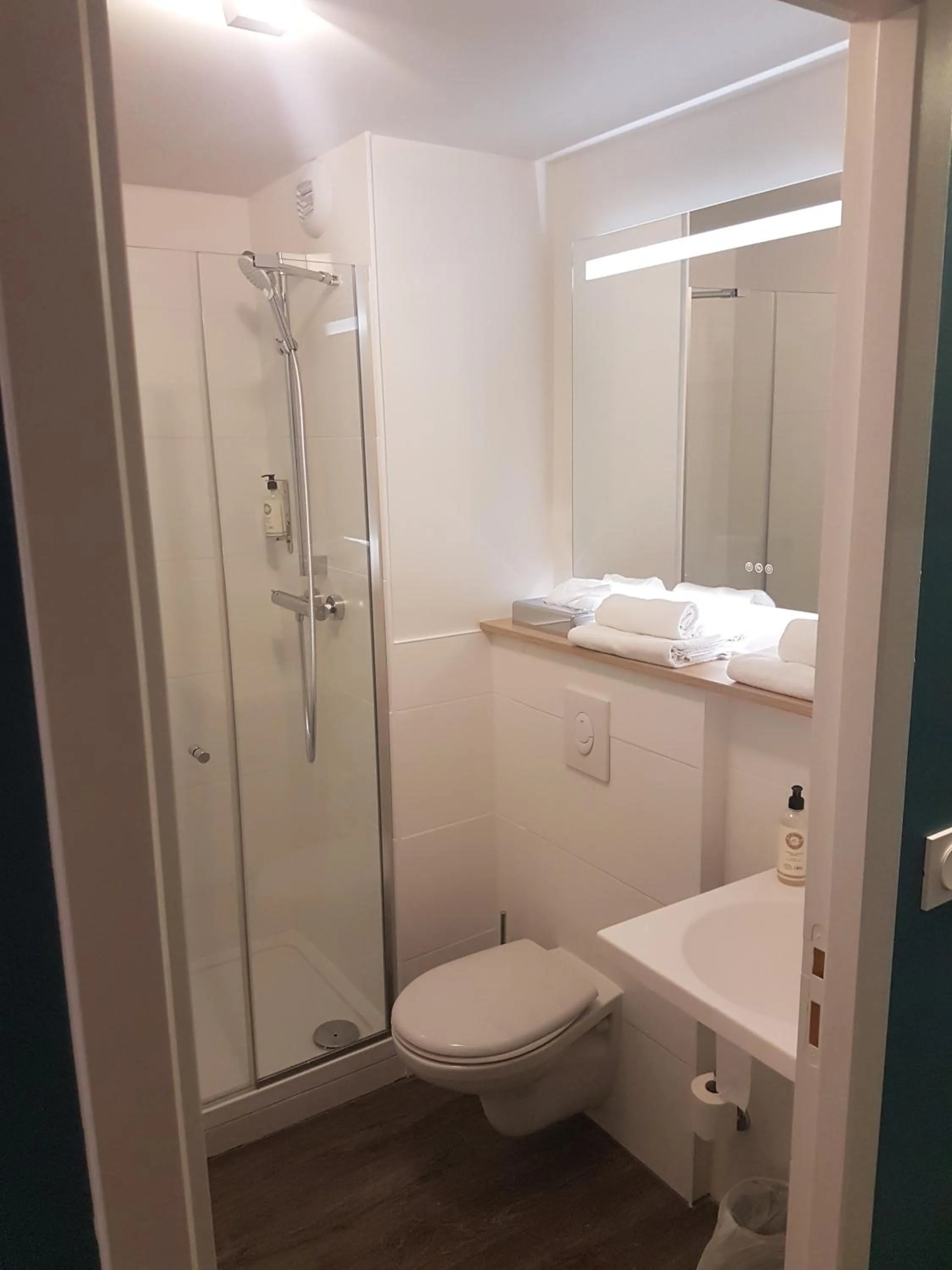 Shower in Best Western Armor Park Dinan et Spa