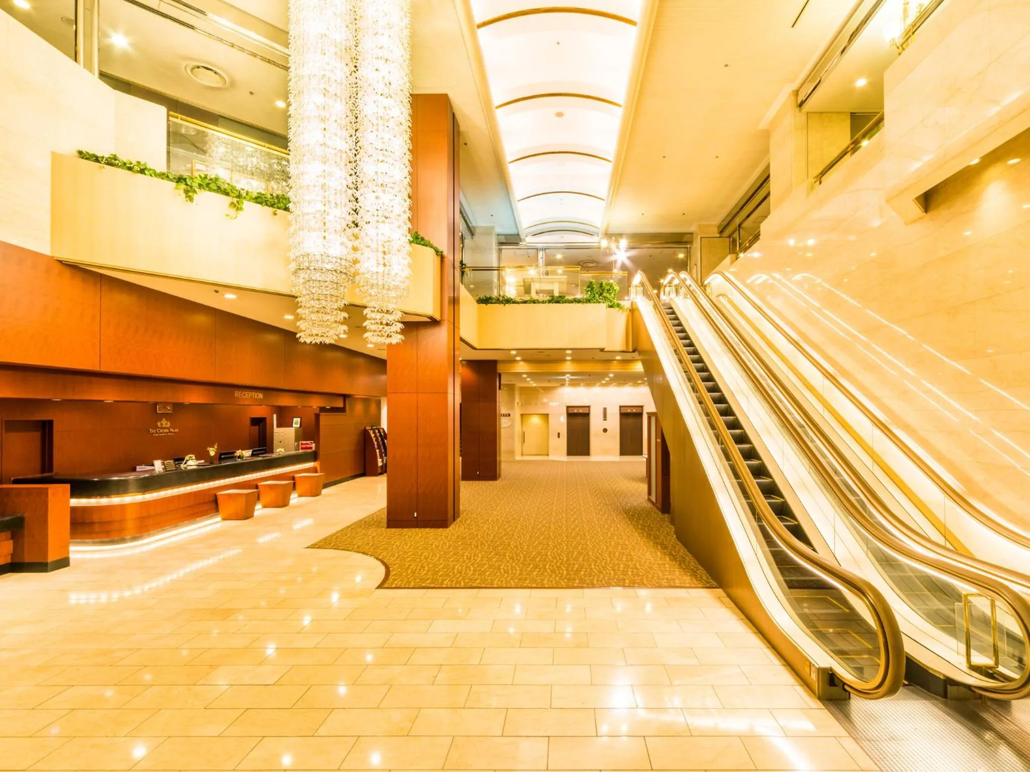 Lobby or reception in The Crown Palais New Hankyu Kochi