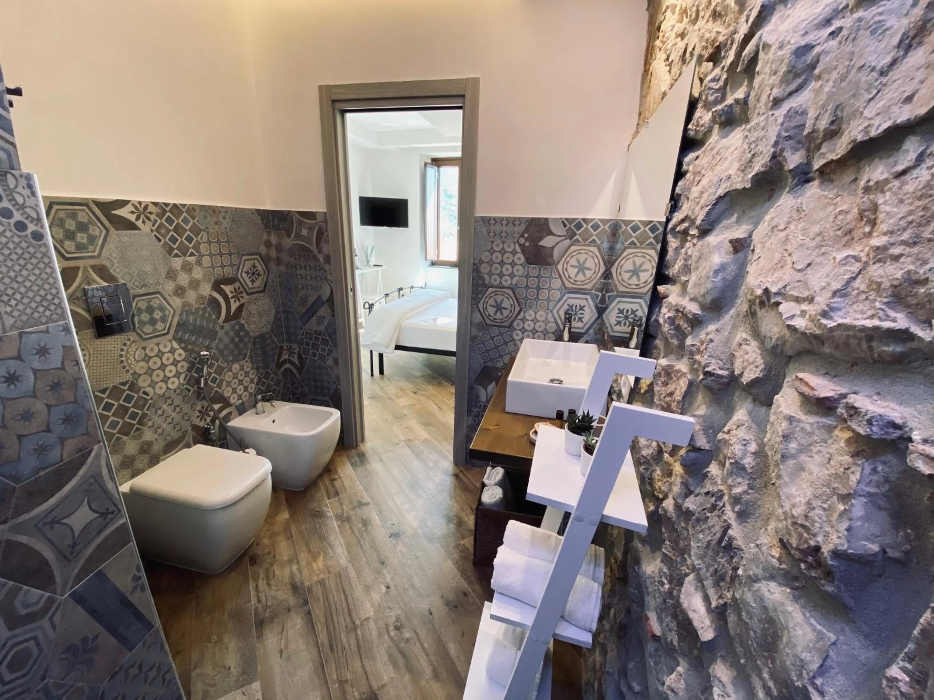 Bathroom in L'Orologio Bed & Breakfast