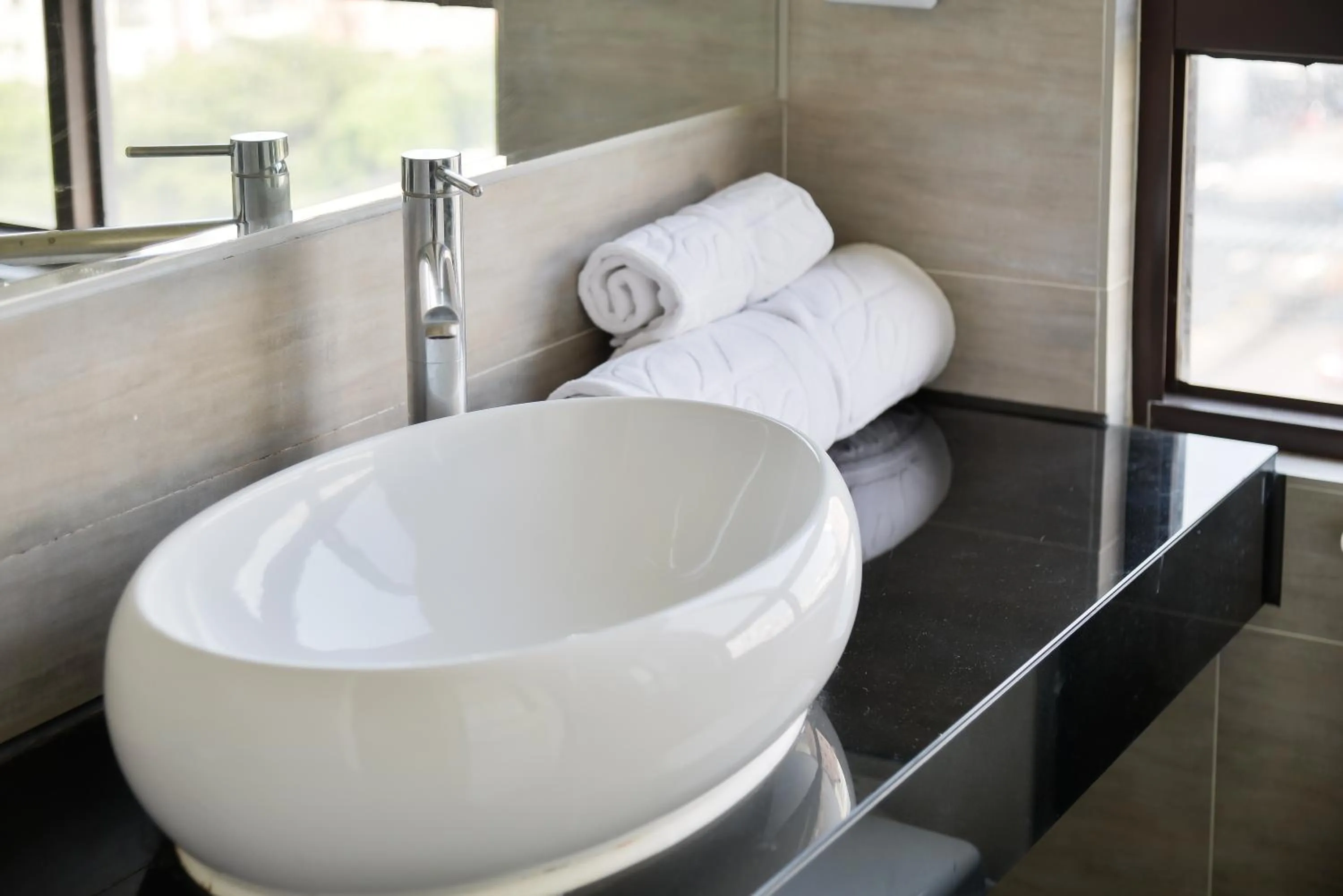 Bathroom in Taichung One Chung Hotel