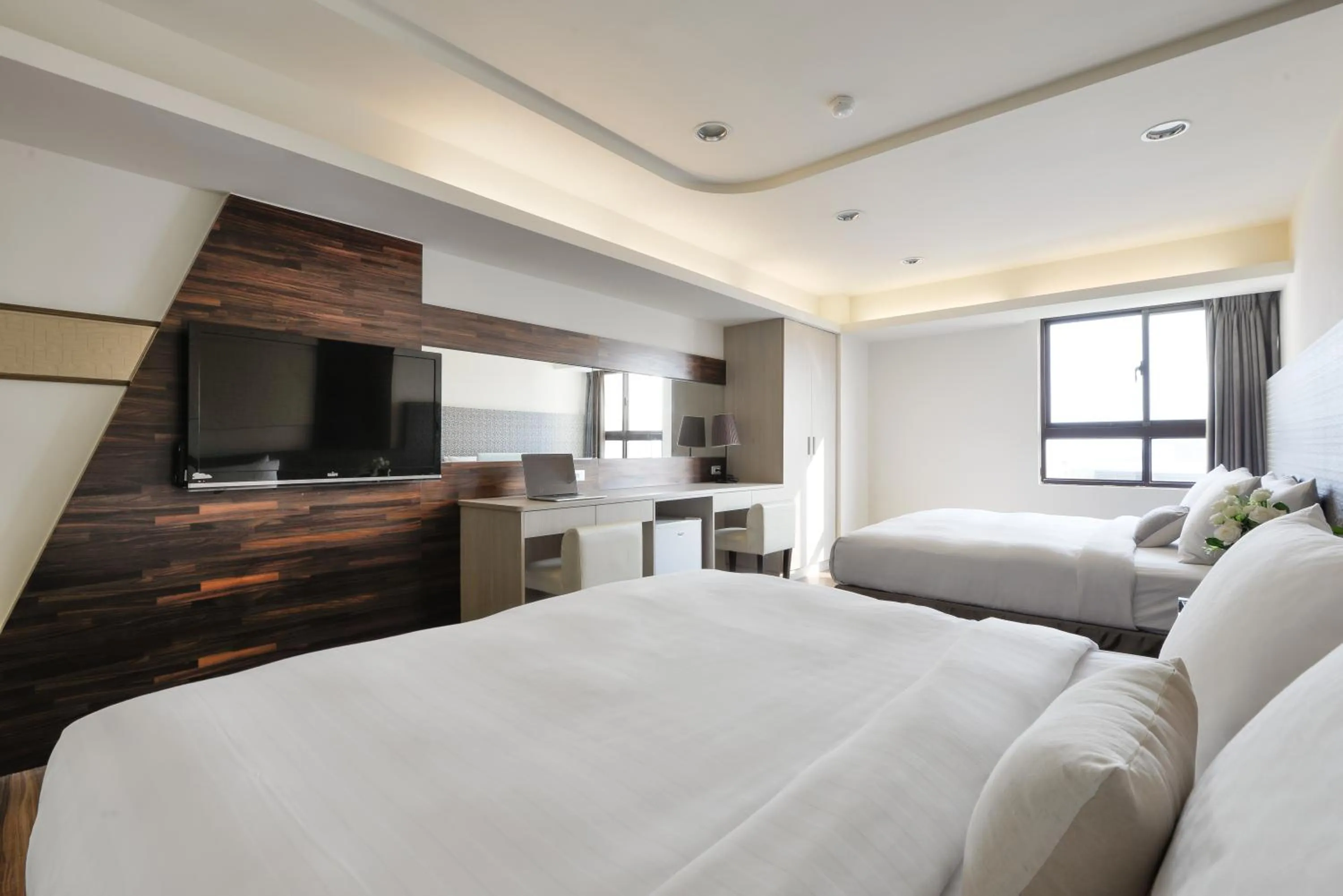 Bedroom, Bed in Taichung One Chung Hotel