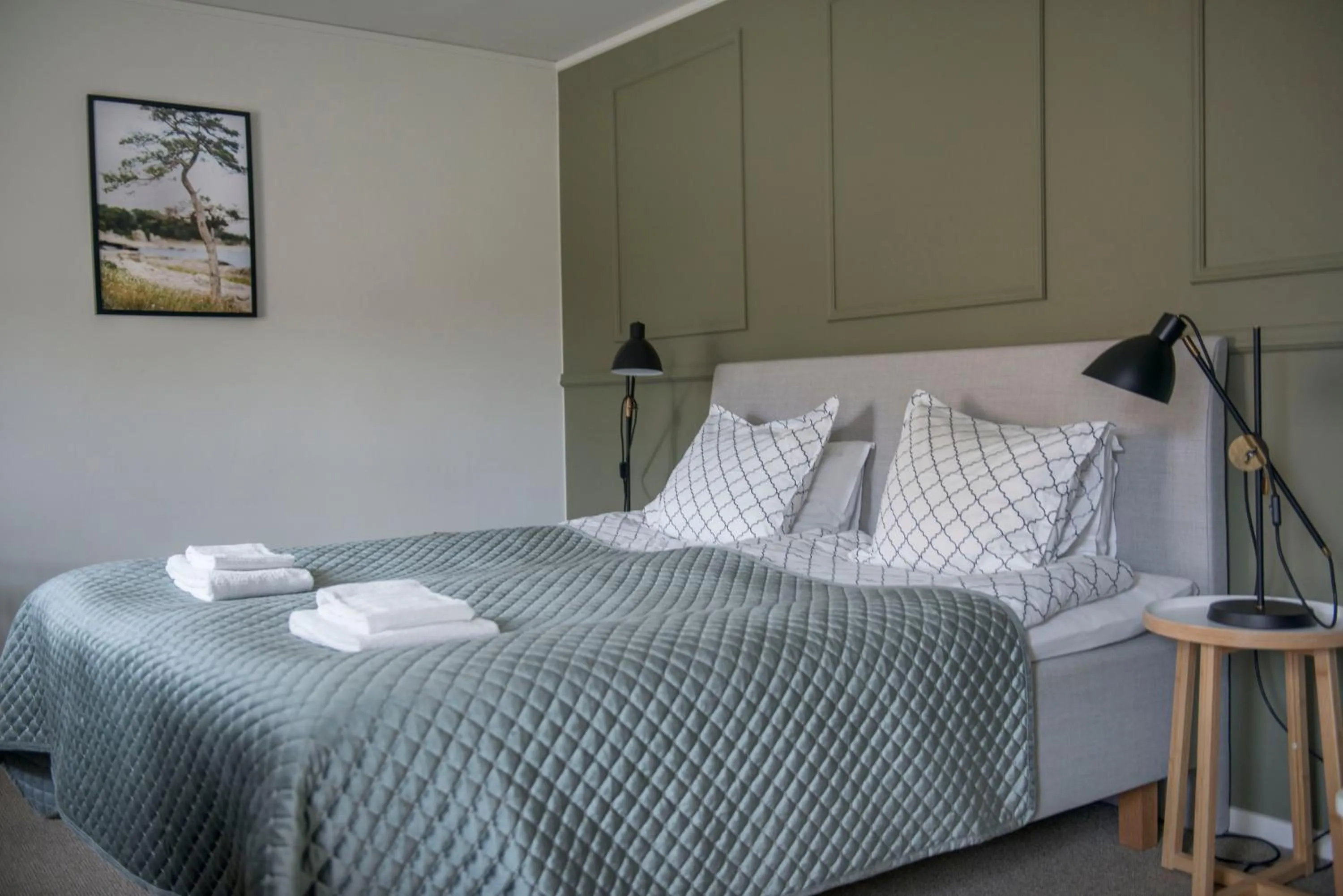 Bed in Värdshuset Lindgården