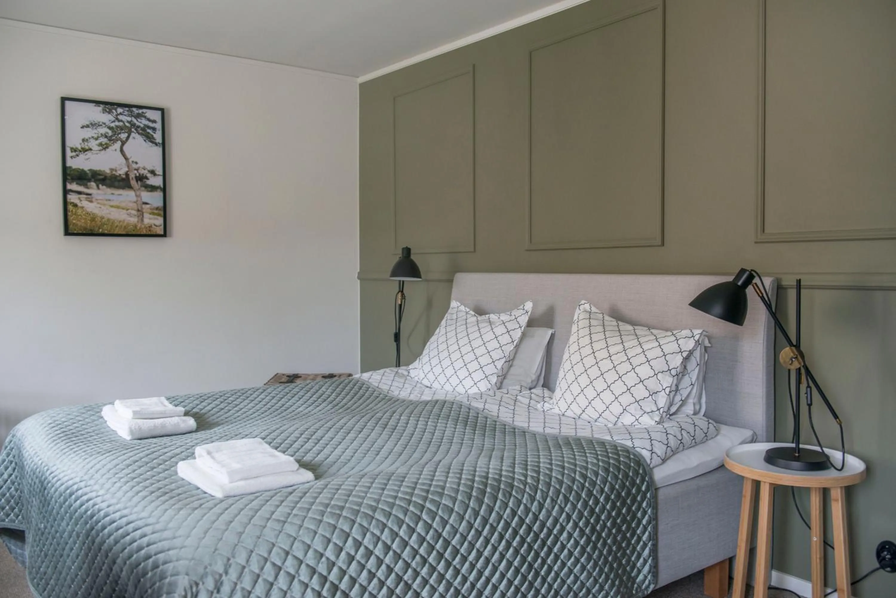 Bed in Värdshuset Lindgården