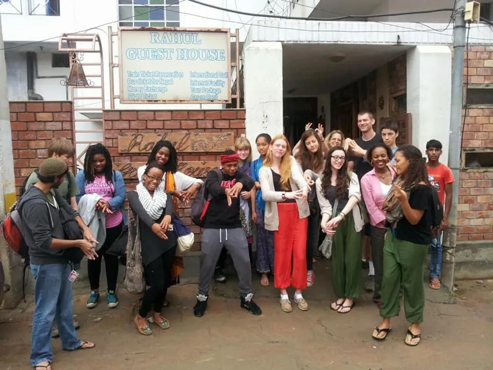 group of guests in Rahul Guest House