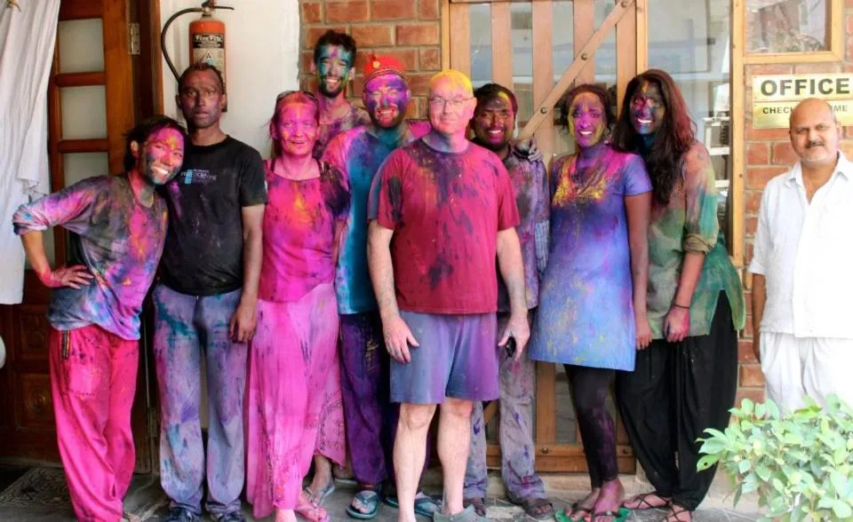 group of guests in Rahul Guest House