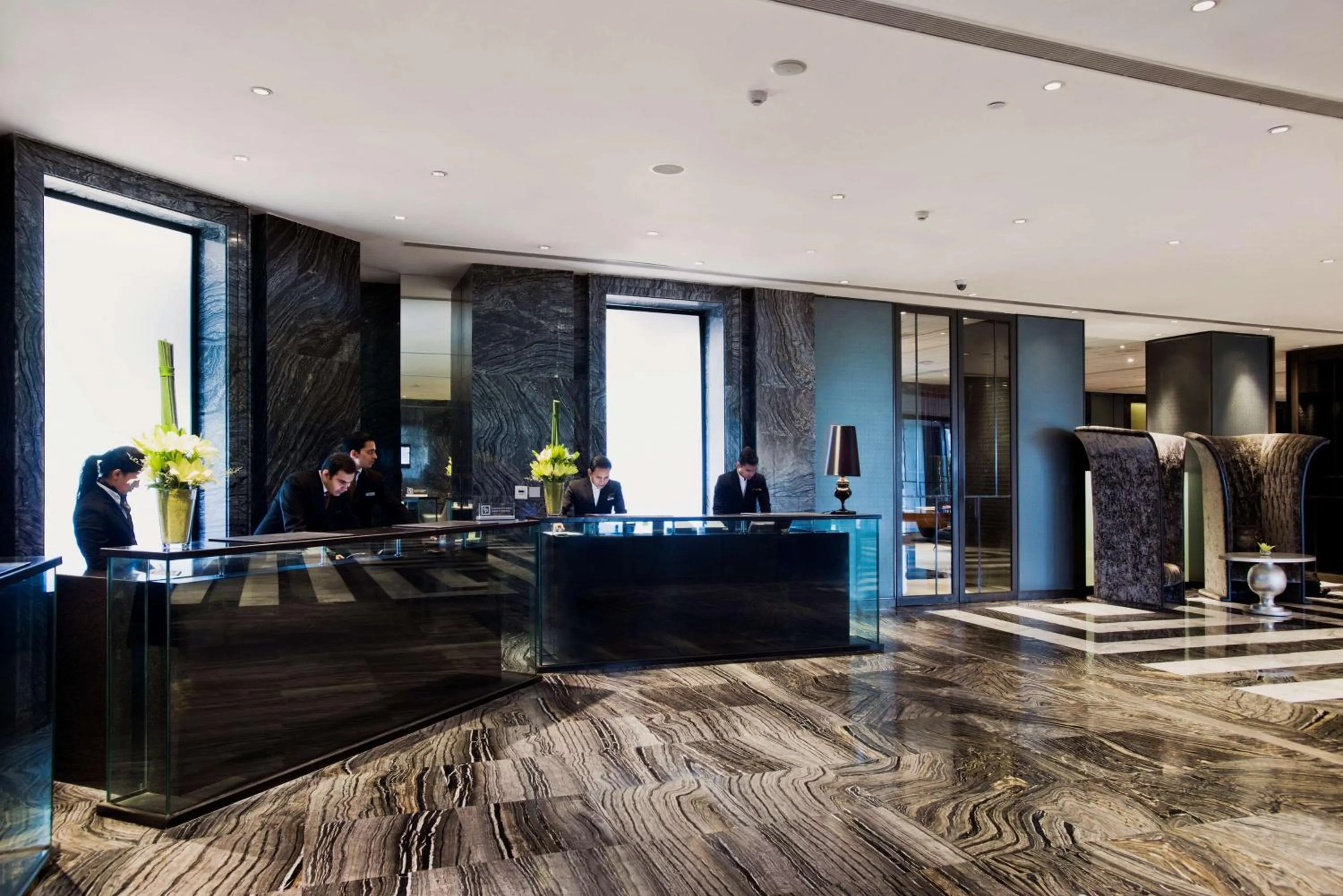 Lobby or reception in Hyatt Regency Gurgaon