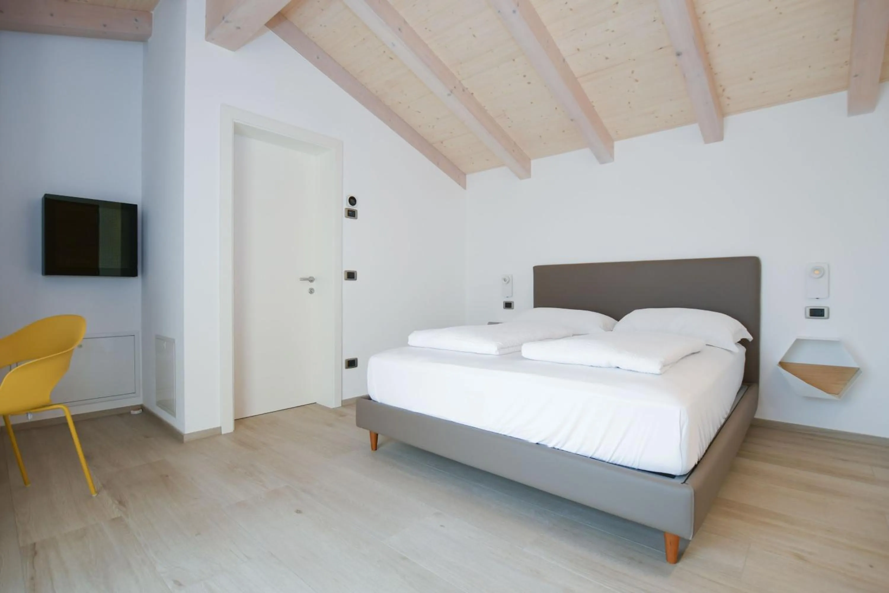 Bed in Agritur Casteller