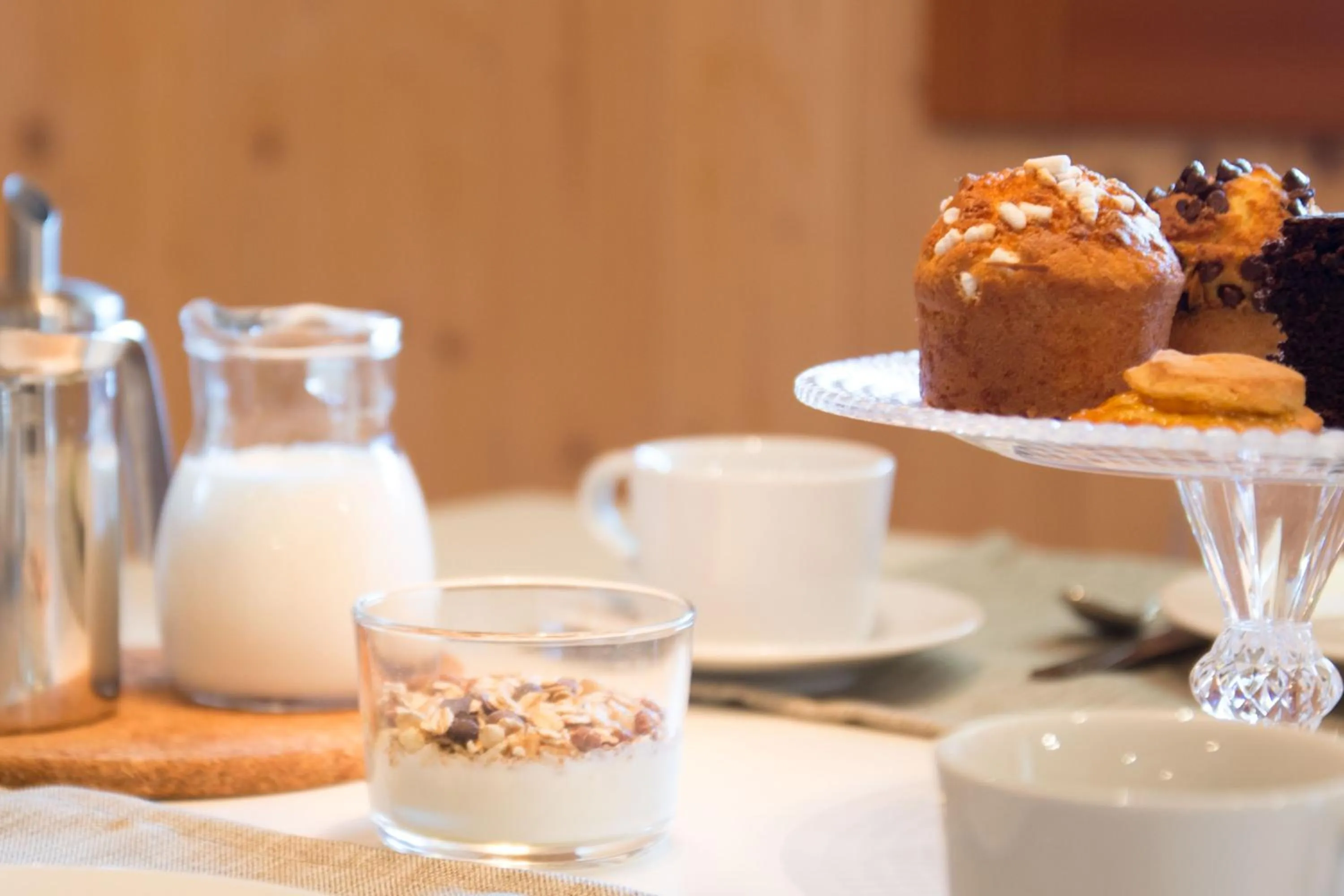 Continental breakfast in Agritur Casteller