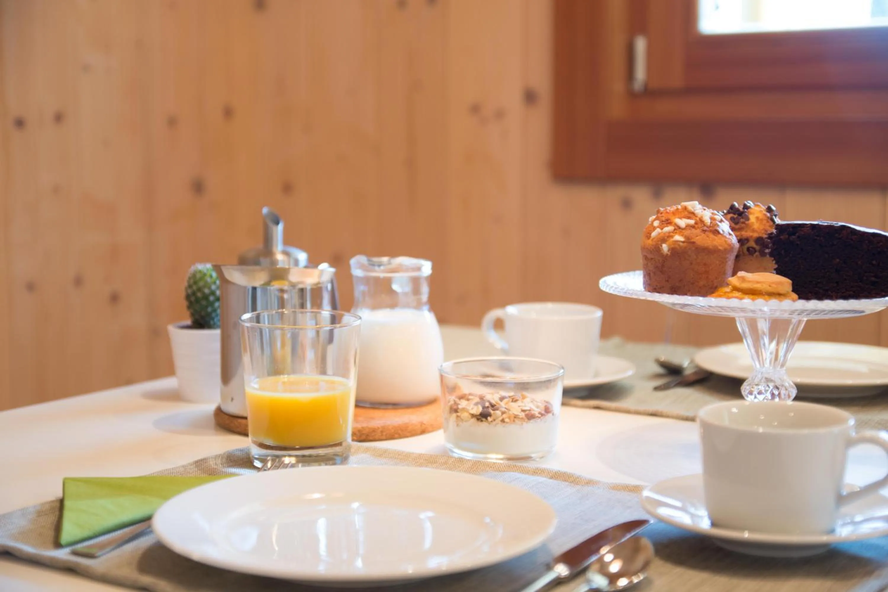Continental breakfast in Agritur Casteller