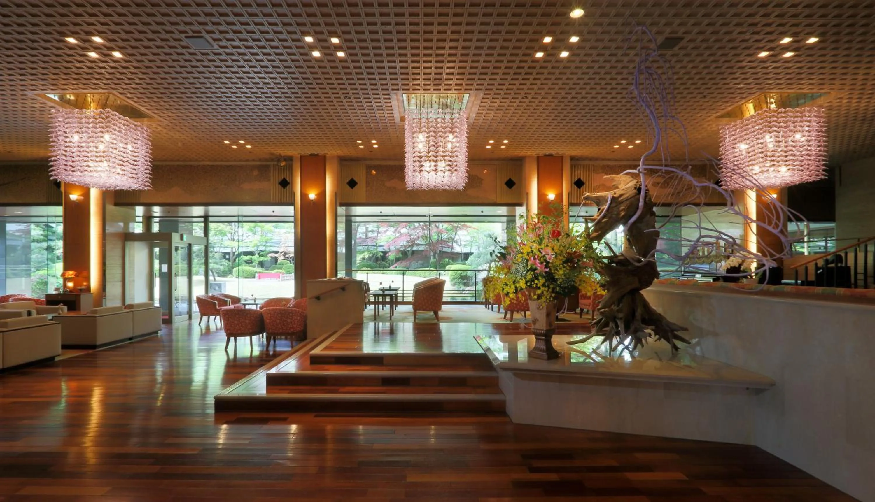 Communal lounge/ TV room in Kinugawa Grand Hotel Yumenotoki