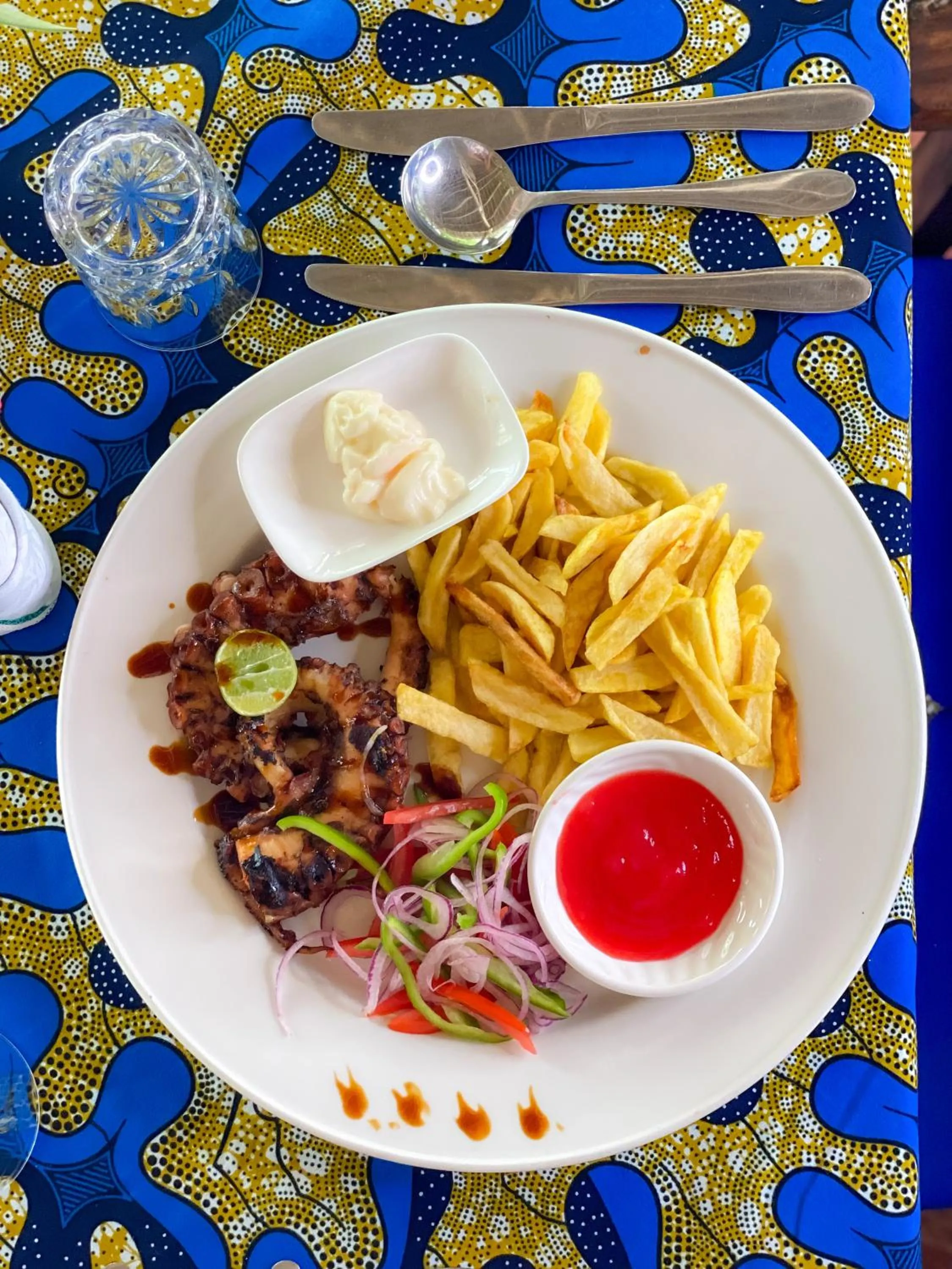 Food in Bella Vista Resort Zanzibar