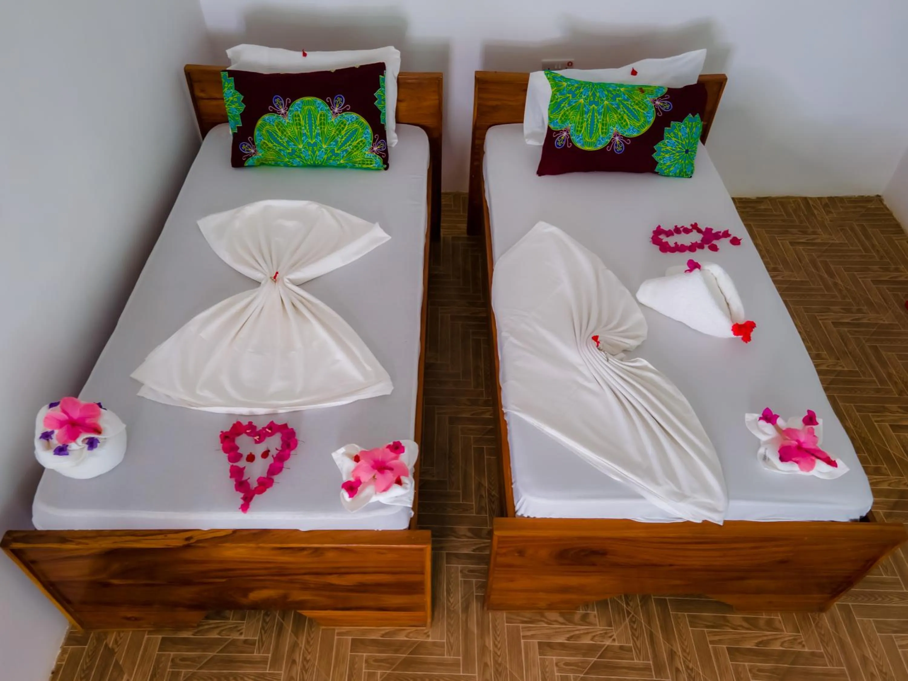 Bed in Bella Vista Resort Zanzibar