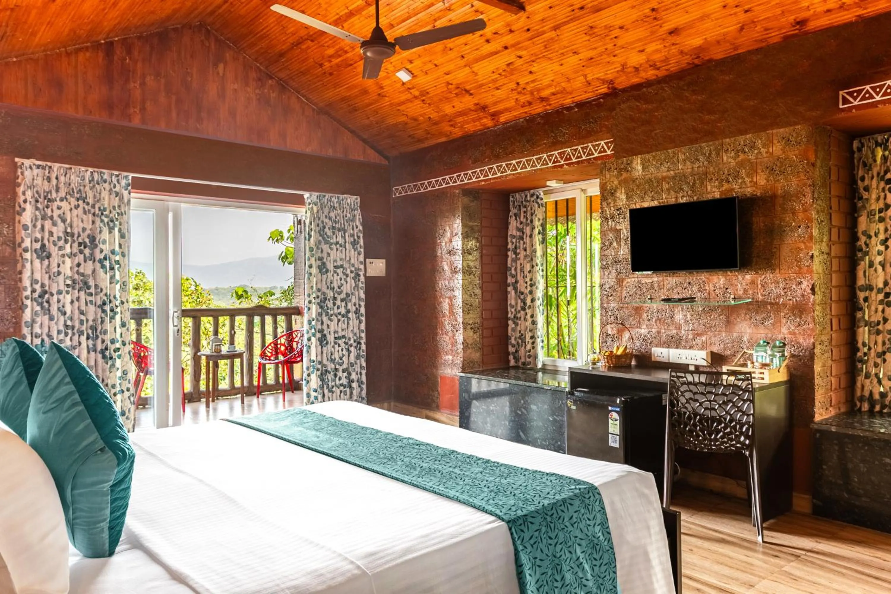 Bedroom in Nature Trails Rock Valley, Goa