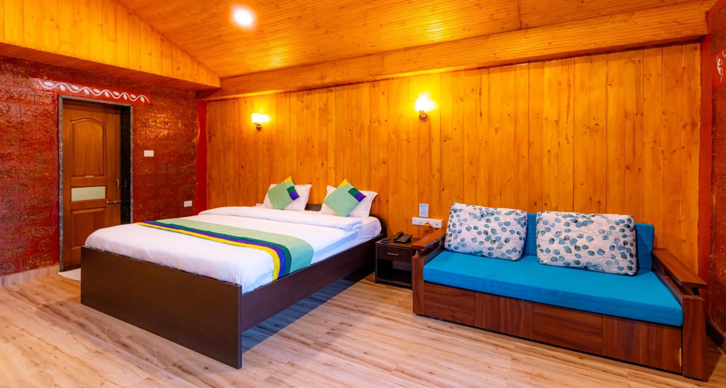 Bed in Treebo Rock Valley