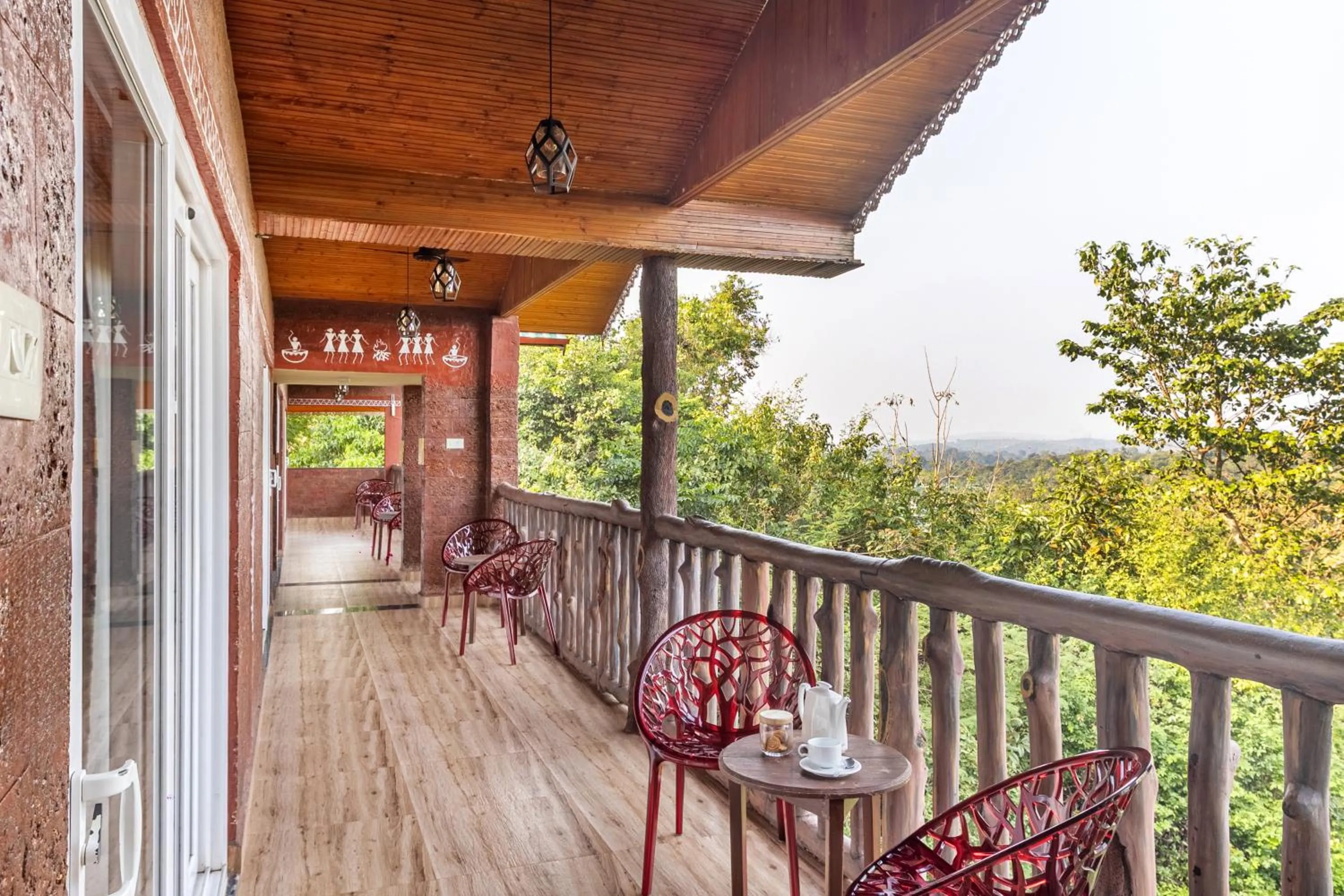 Balcony/Terrace in Nature Trails Rock Valley, Goa