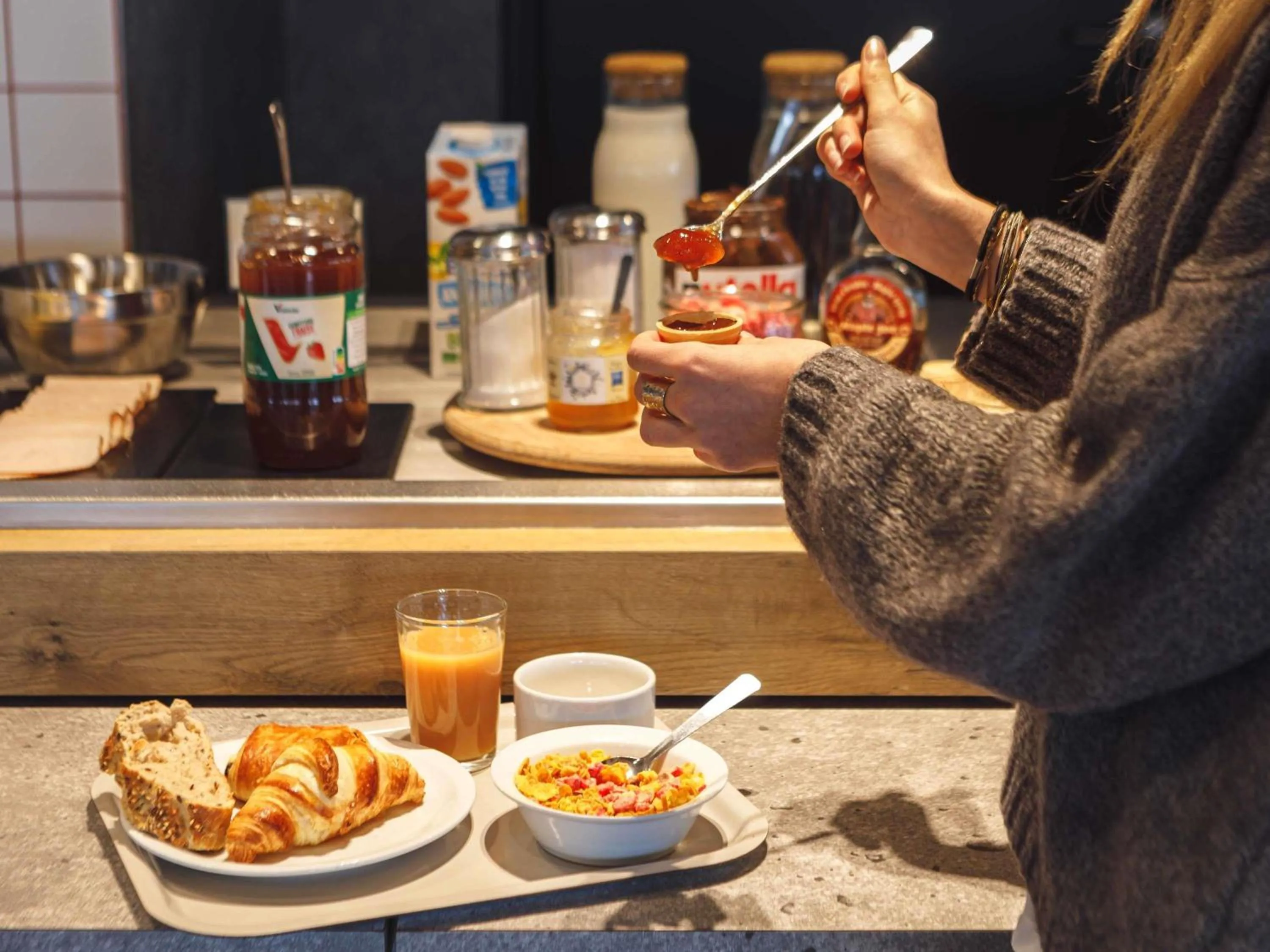 Breakfast in ibis budget Lyon Villeurbanne