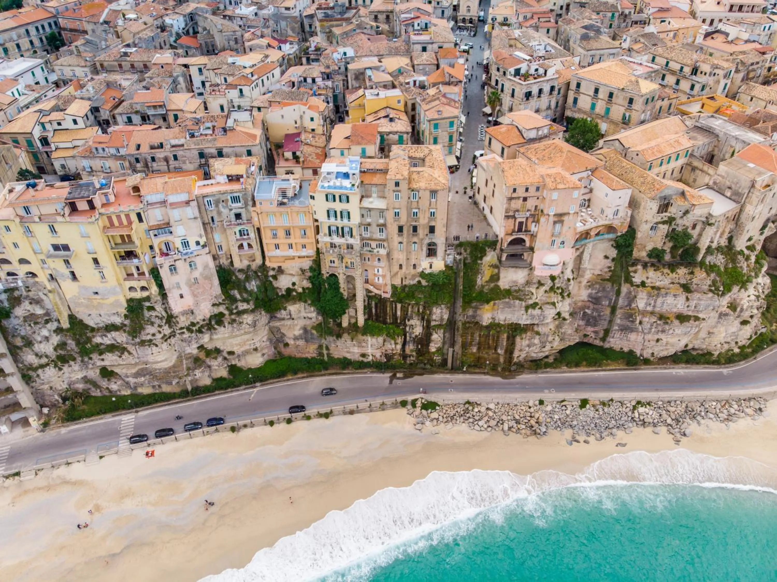 Bird's eye view in Blu Tropea Maison