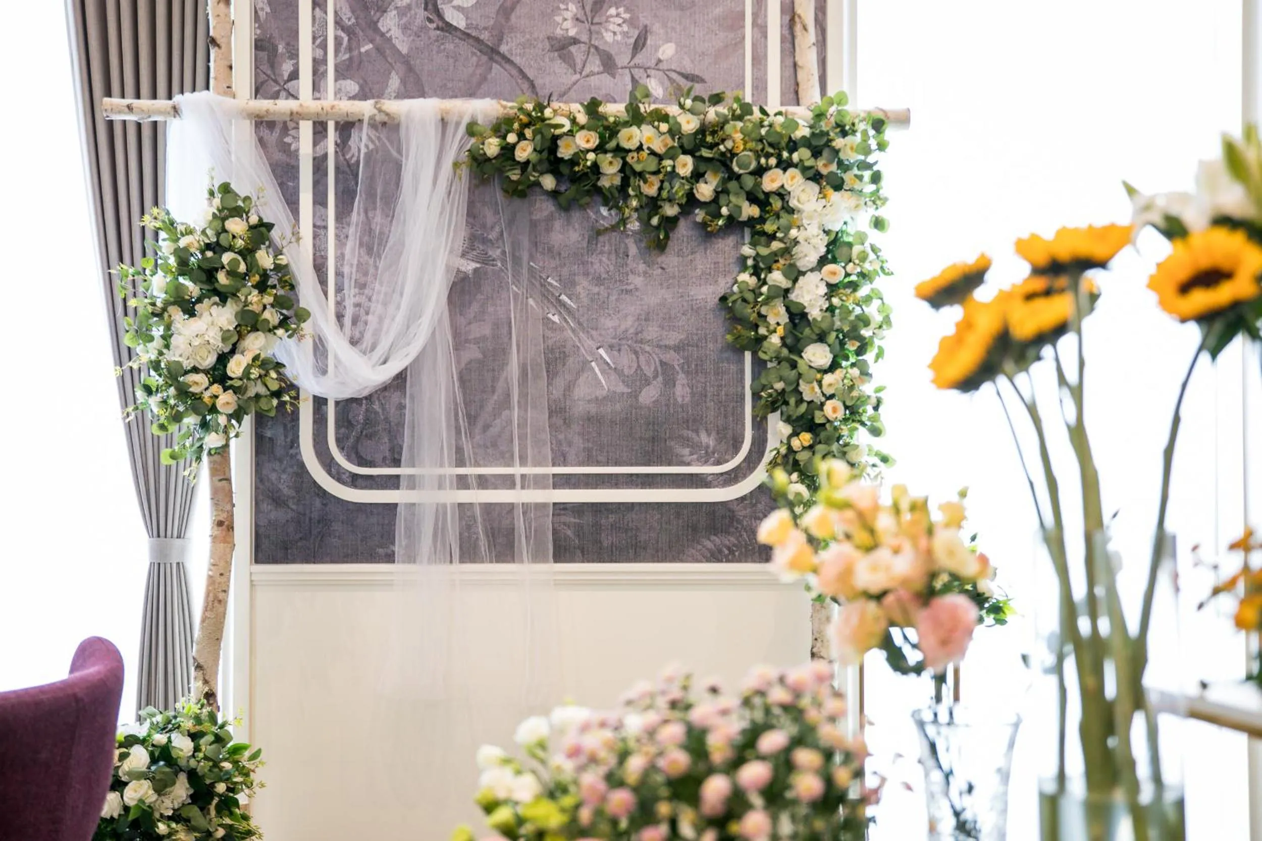 Decorative detail in Mercure Xi'an Qujiang