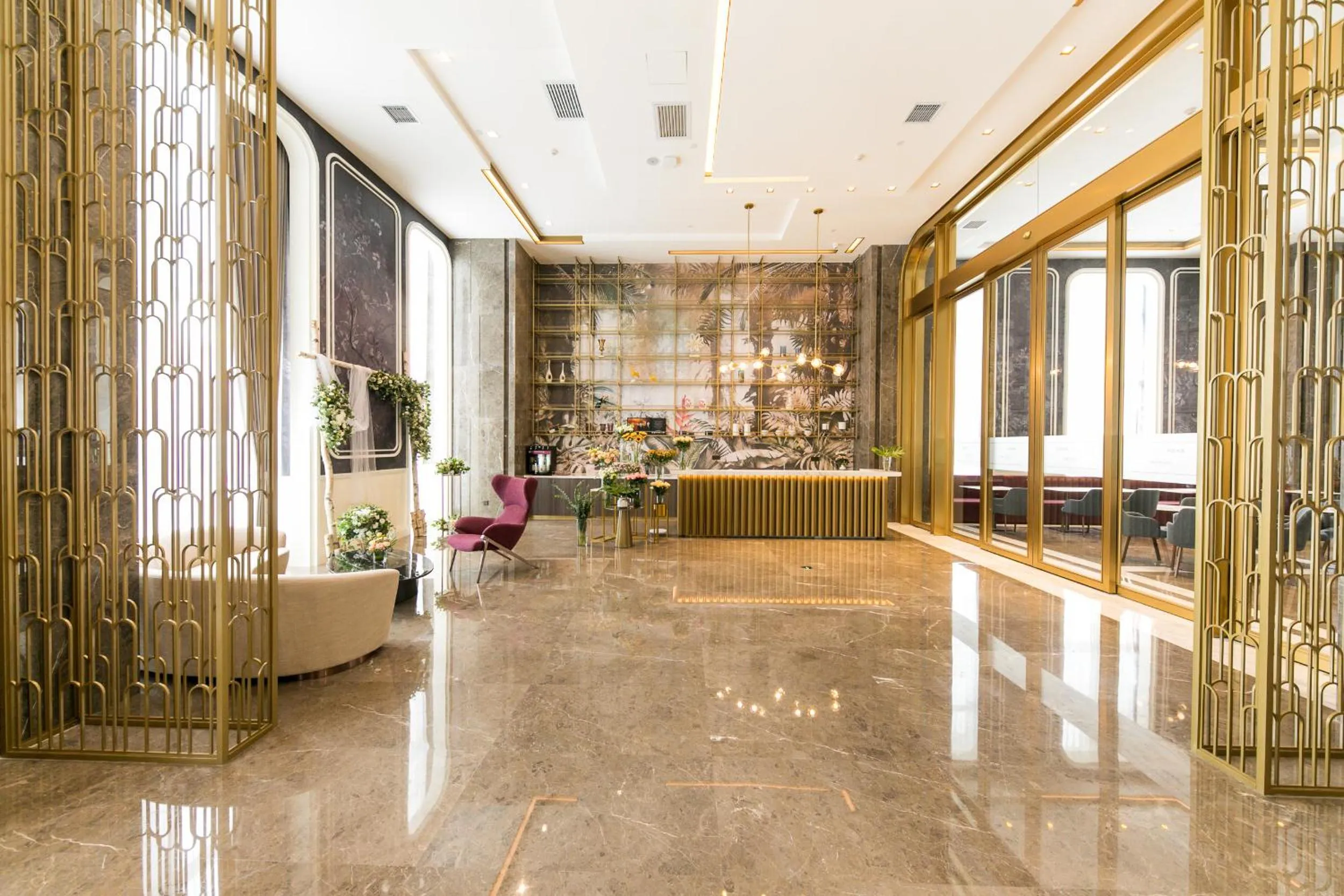 Seating area in Mercure Xi'an Qujiang