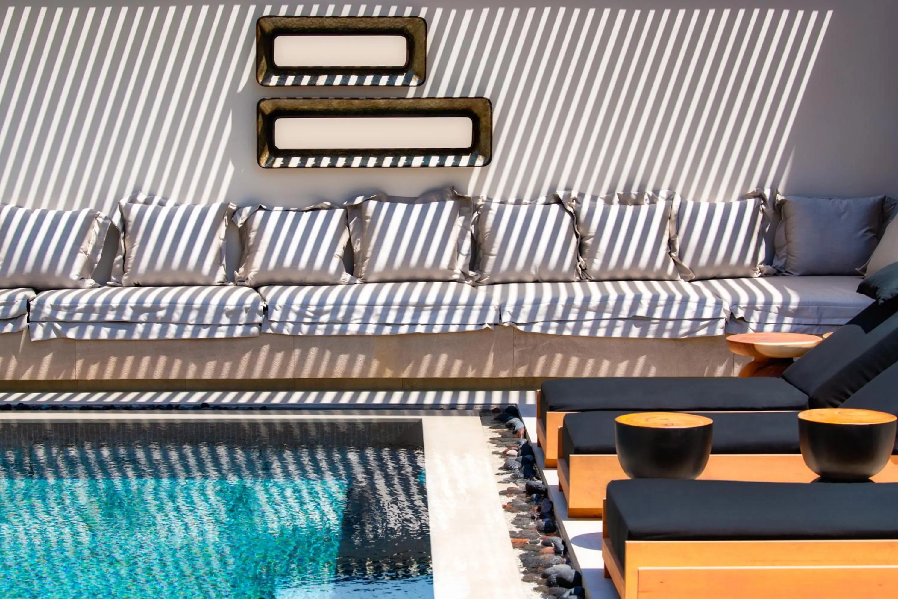 Swimming pool in Uma Ray Suites