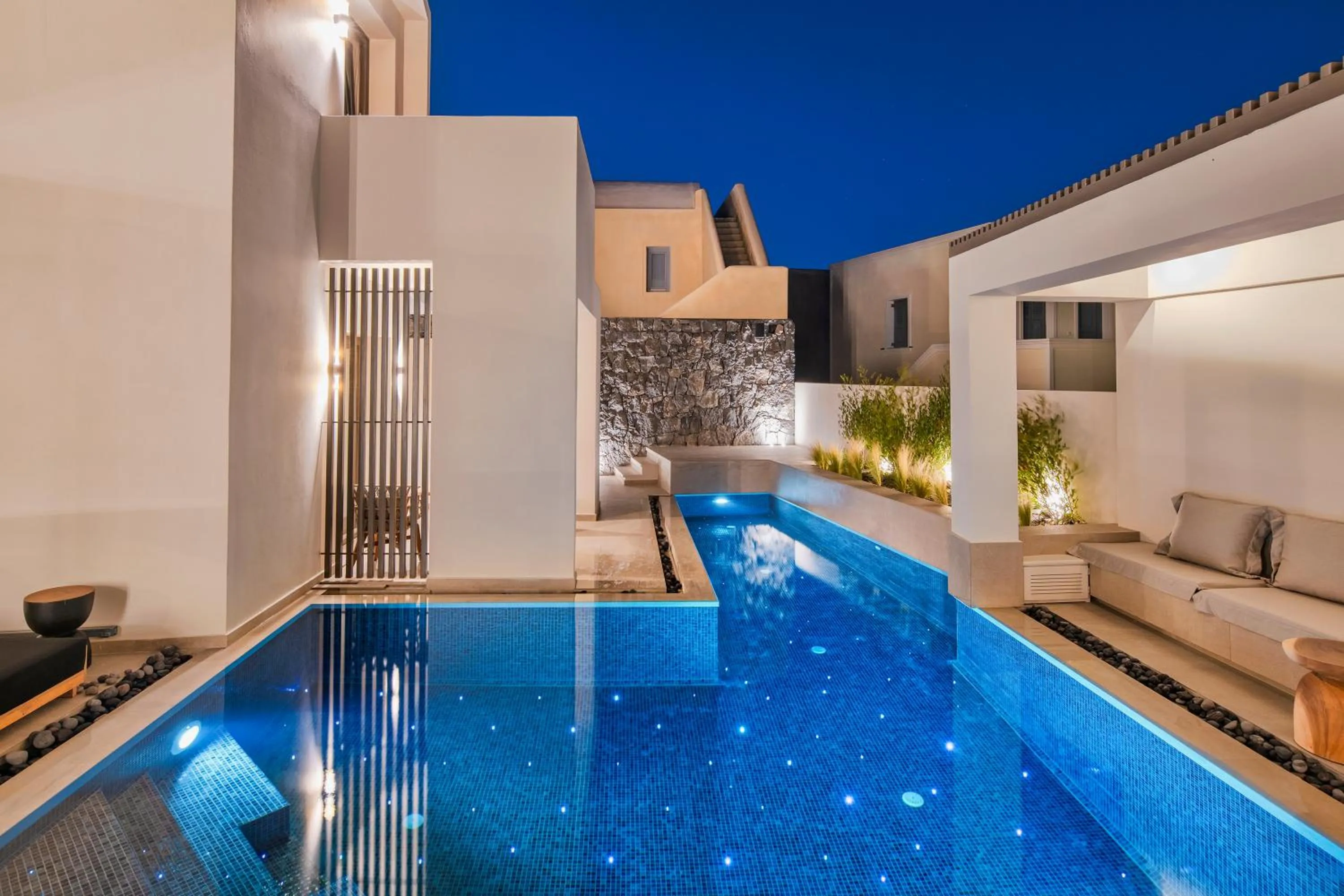 Swimming pool in Uma Ray Suites