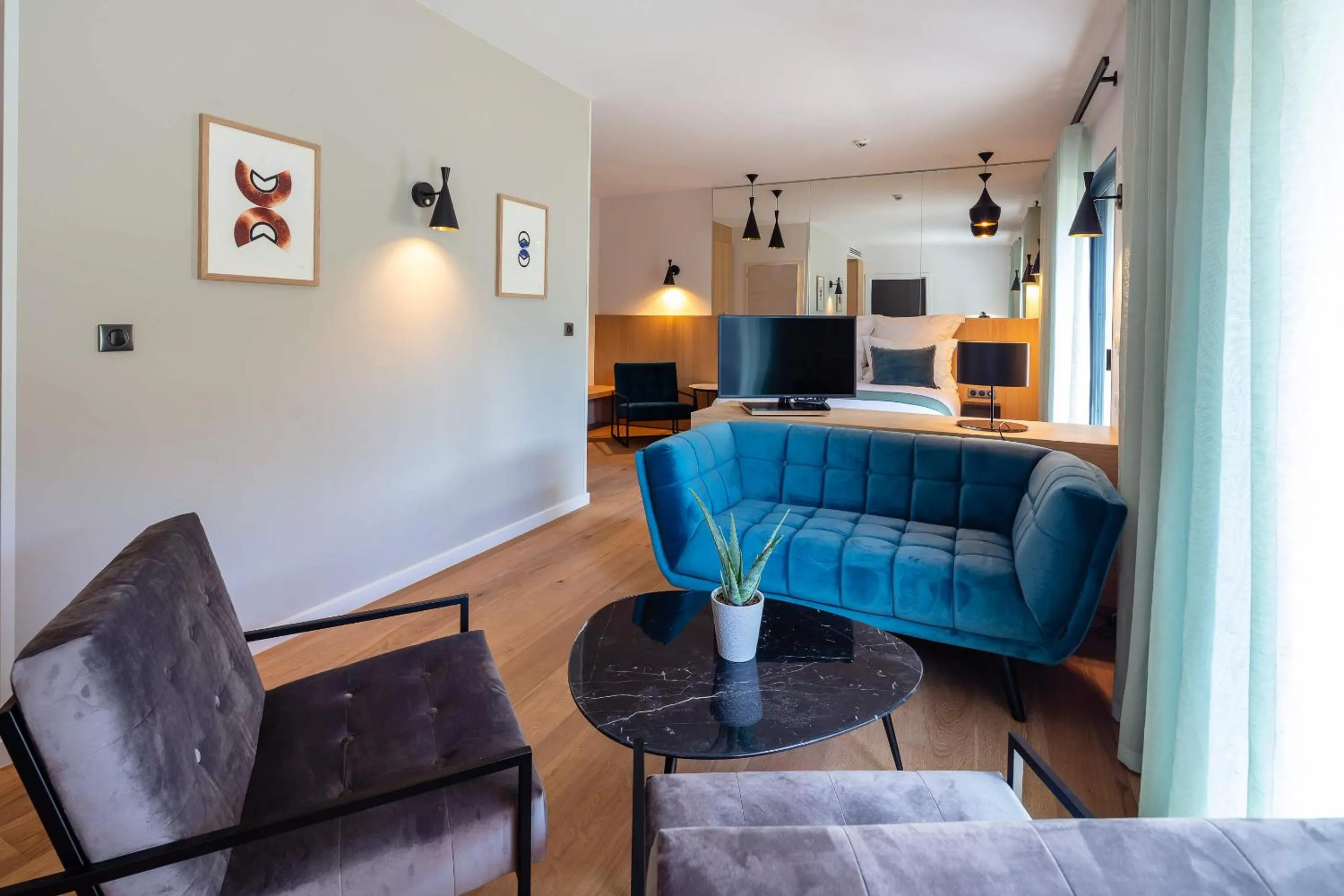 Living room in Hôtel Sainte Victoire
