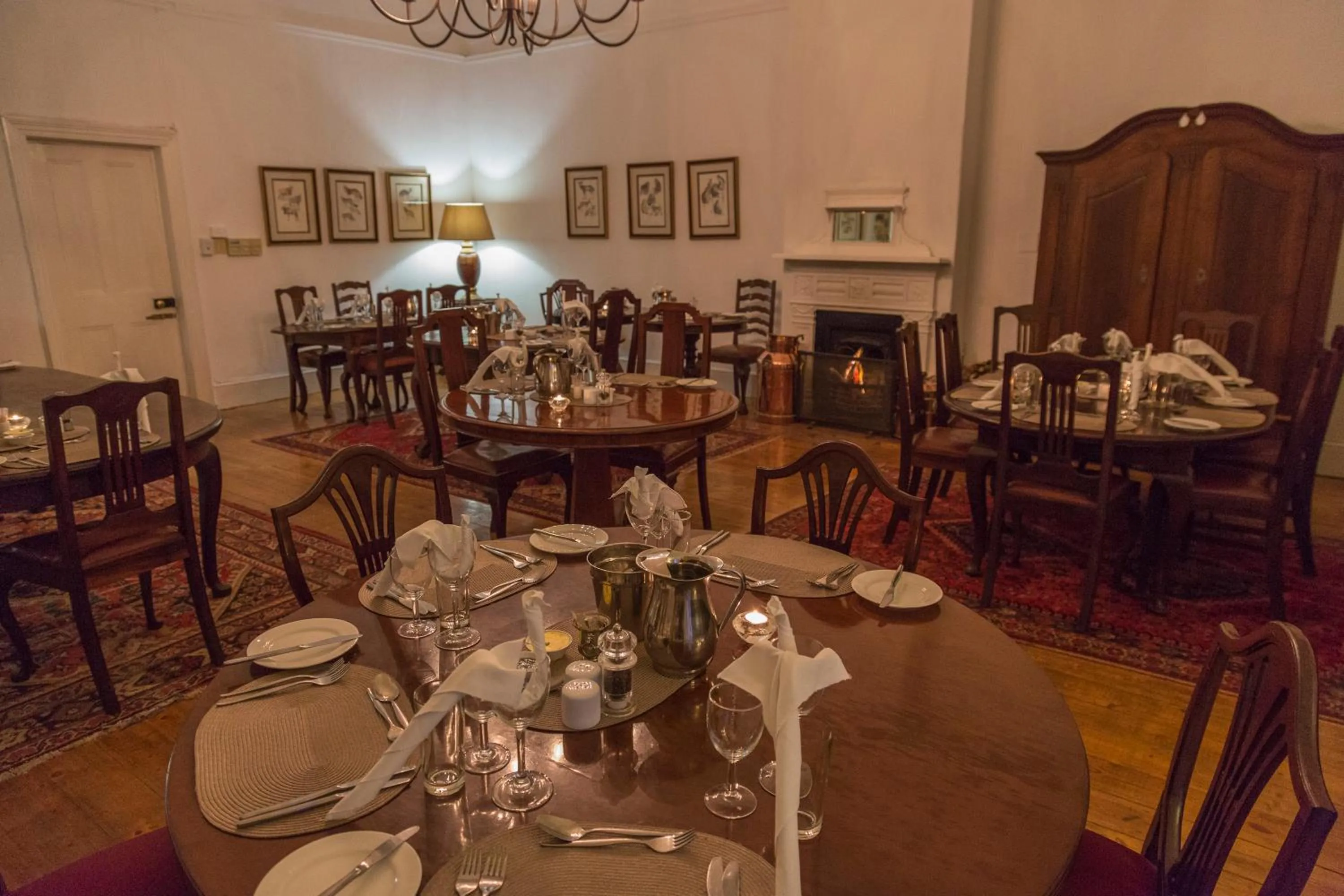 Dining area in Lemoenfontein