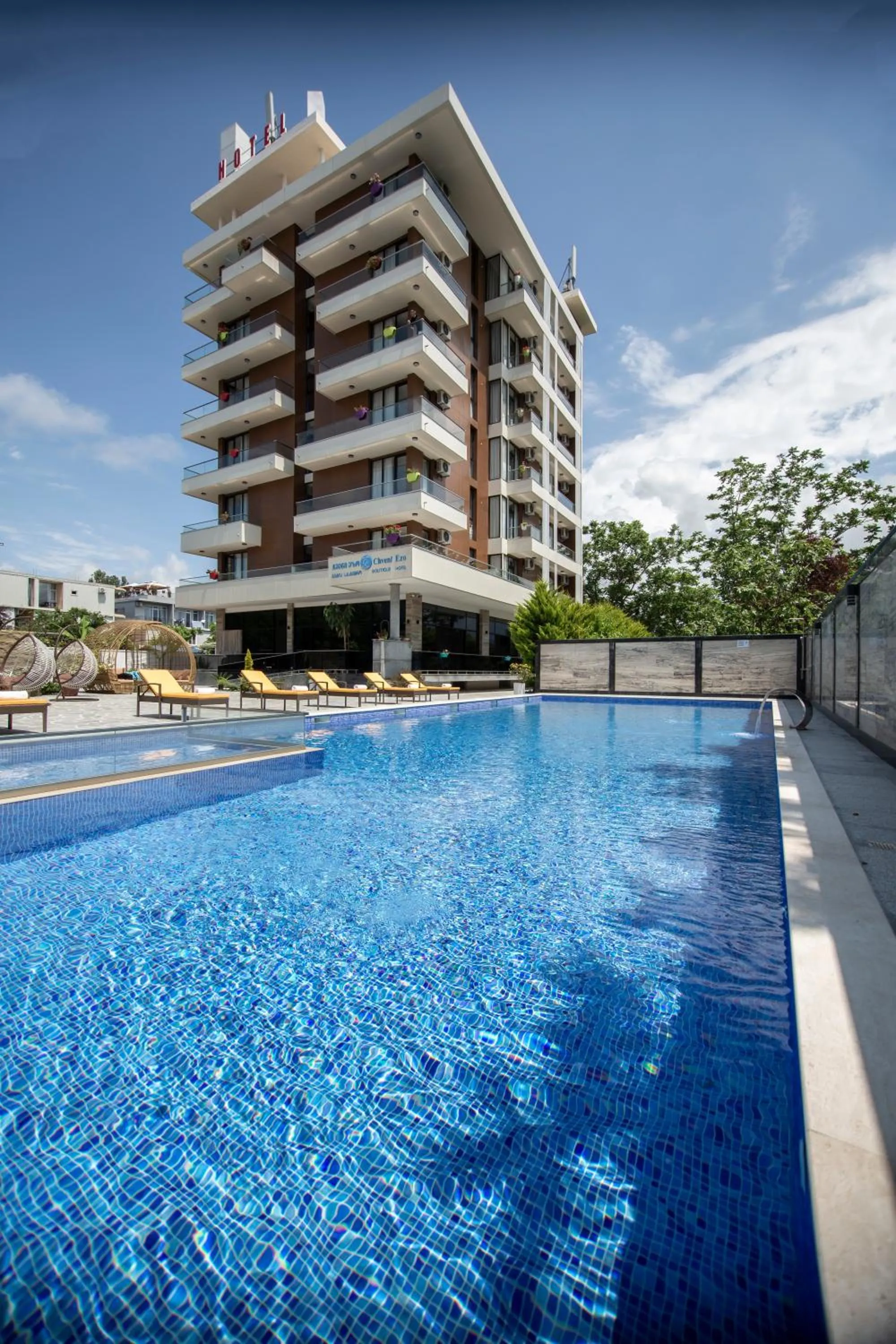 Swimming pool in Chveni Ezo Boutique Hotel