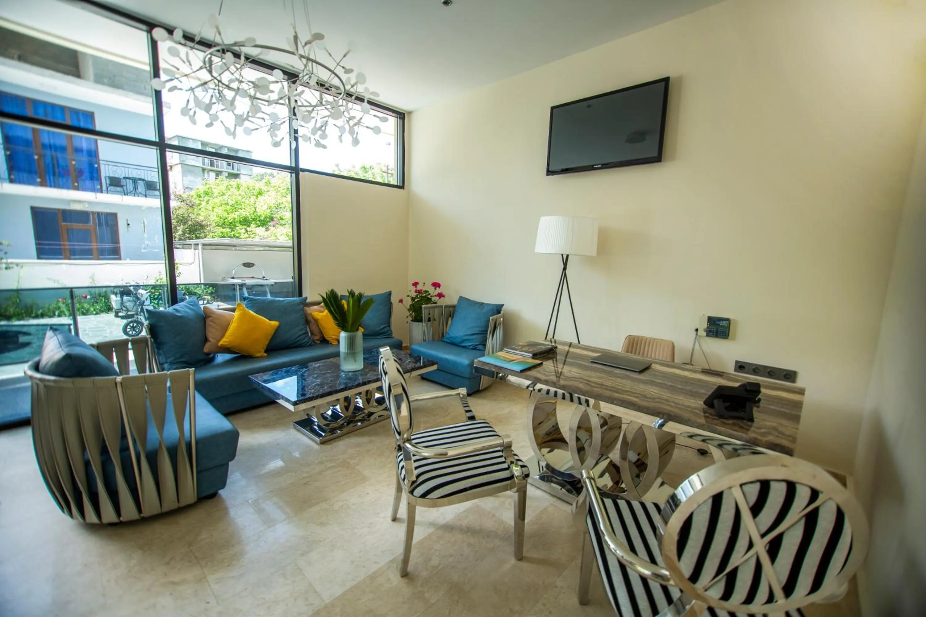 Lobby or reception in Chveni Ezo Boutique Hotel