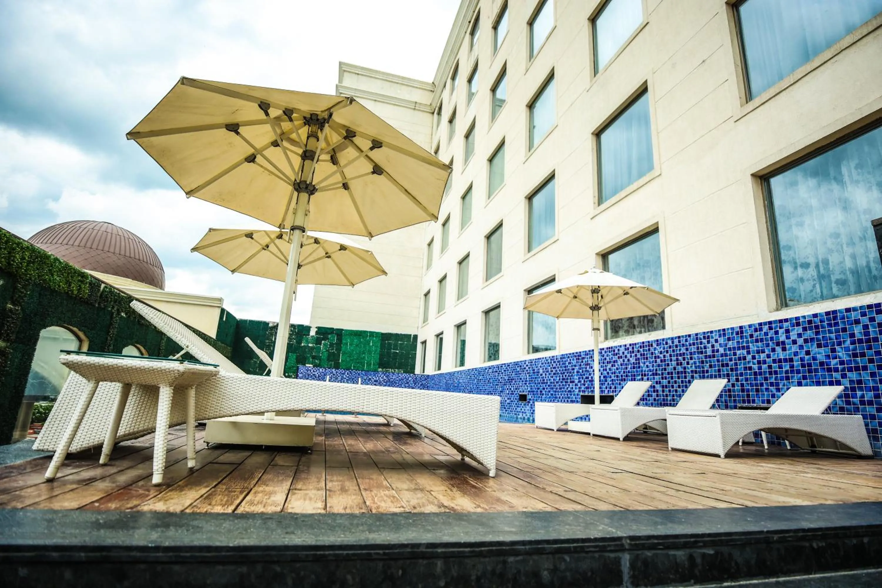 Pool view in Ramada Plaza by Wyndham Lucknow