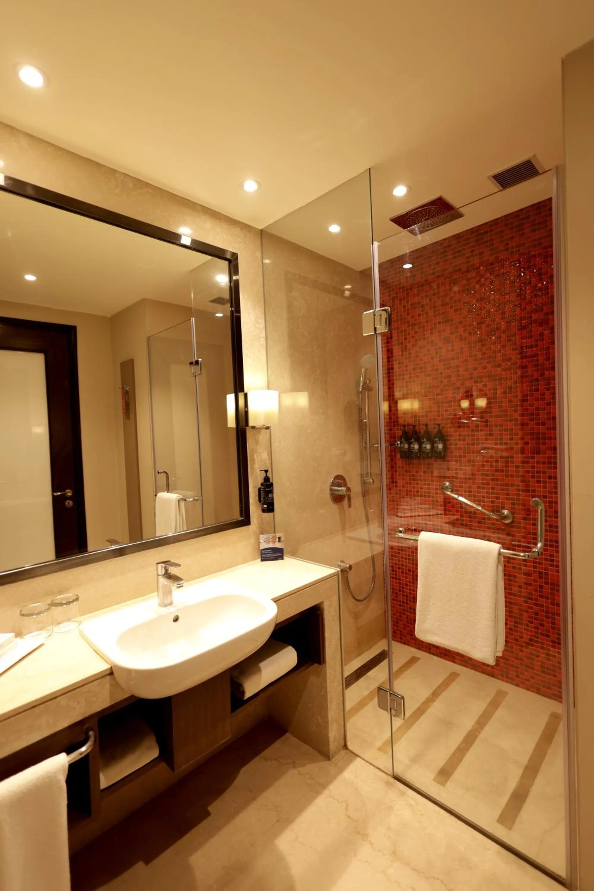 Bathroom in Ramada Plaza by Wyndham Lucknow