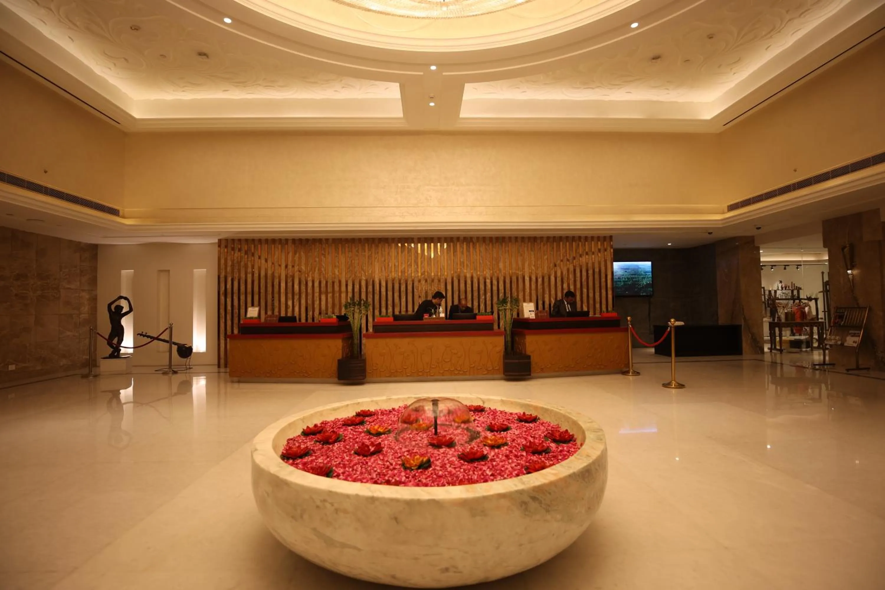 Lobby or reception in Ramada Plaza by Wyndham Lucknow