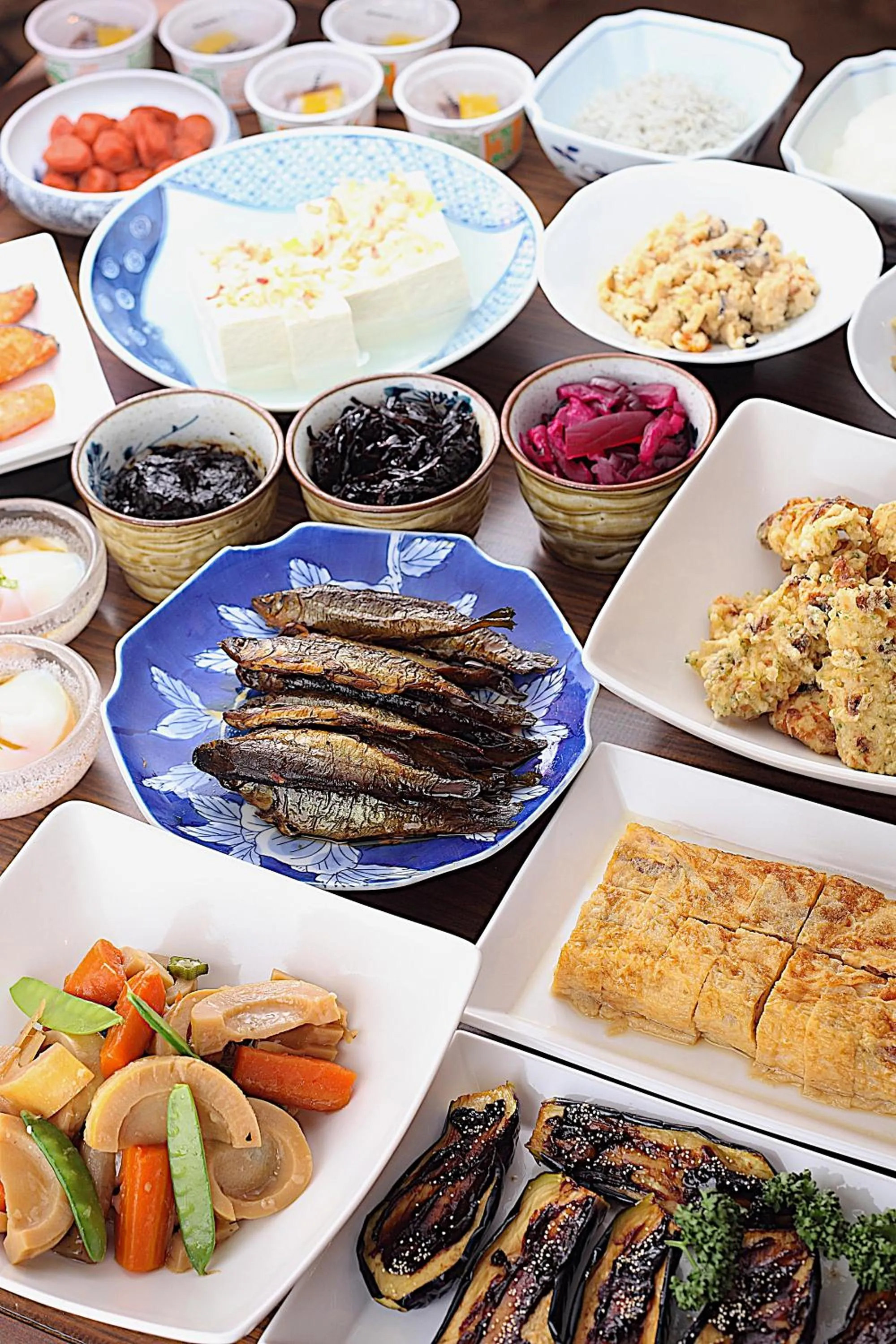 Food close-up in Tsuruya Ryokan