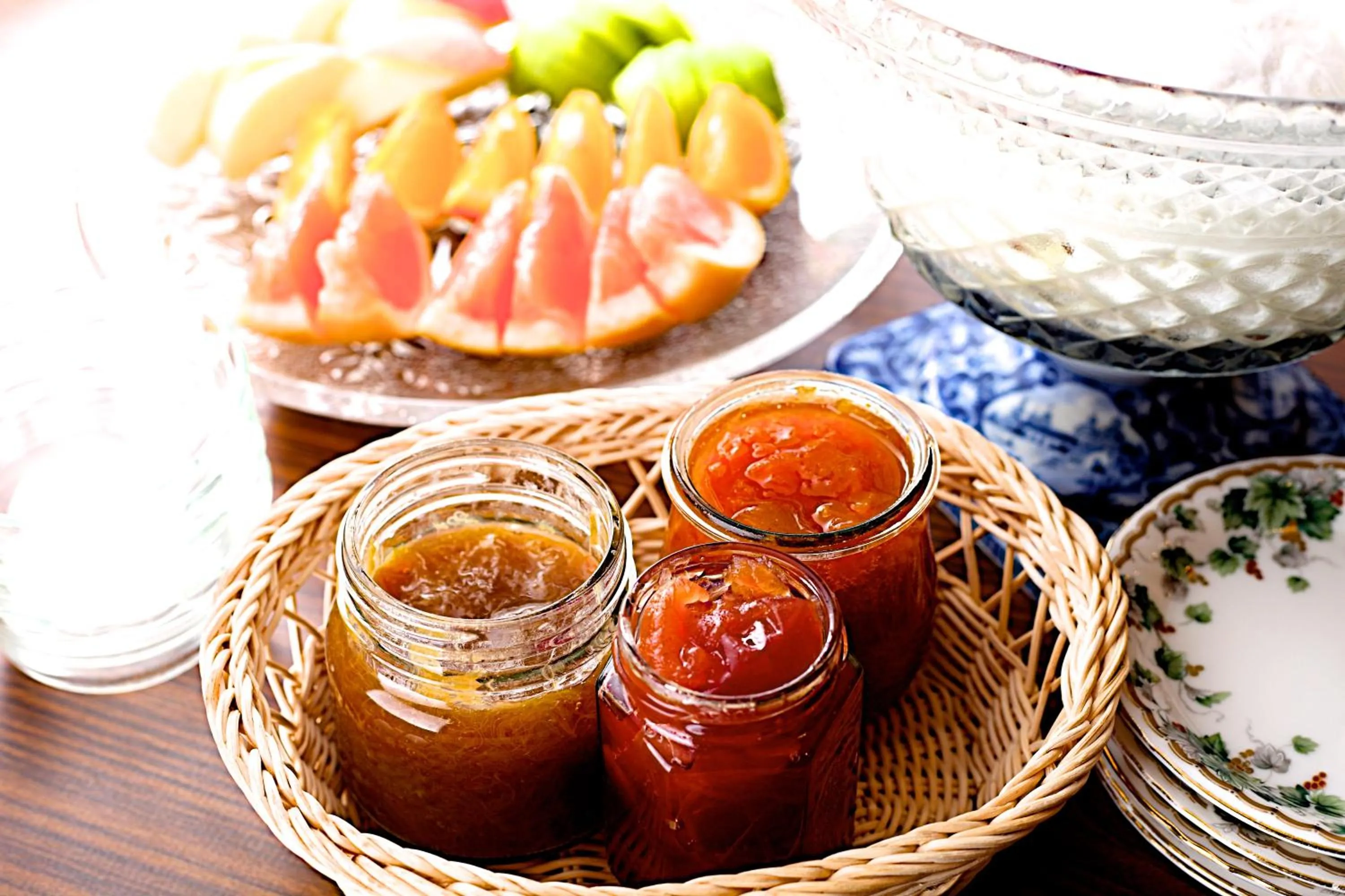 Food close-up in Tsuruya Ryokan