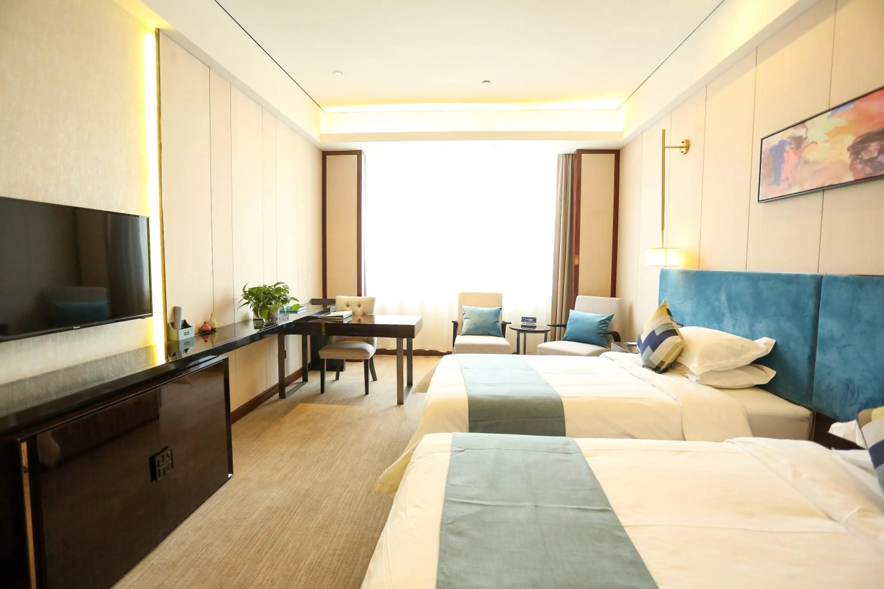 TV and multimedia, Bed in Days Hotel by Wyndham Shanxi Xinzhou