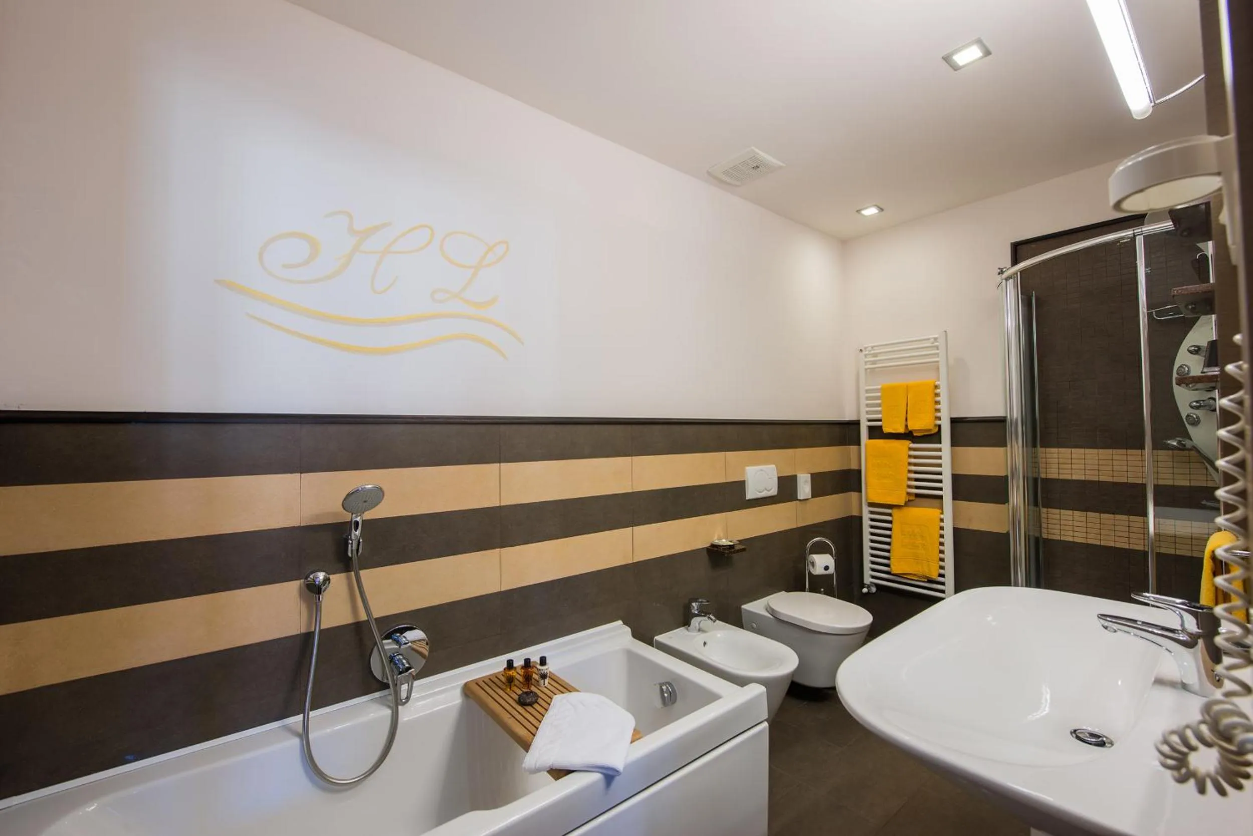 Shower in Hotel Ligure