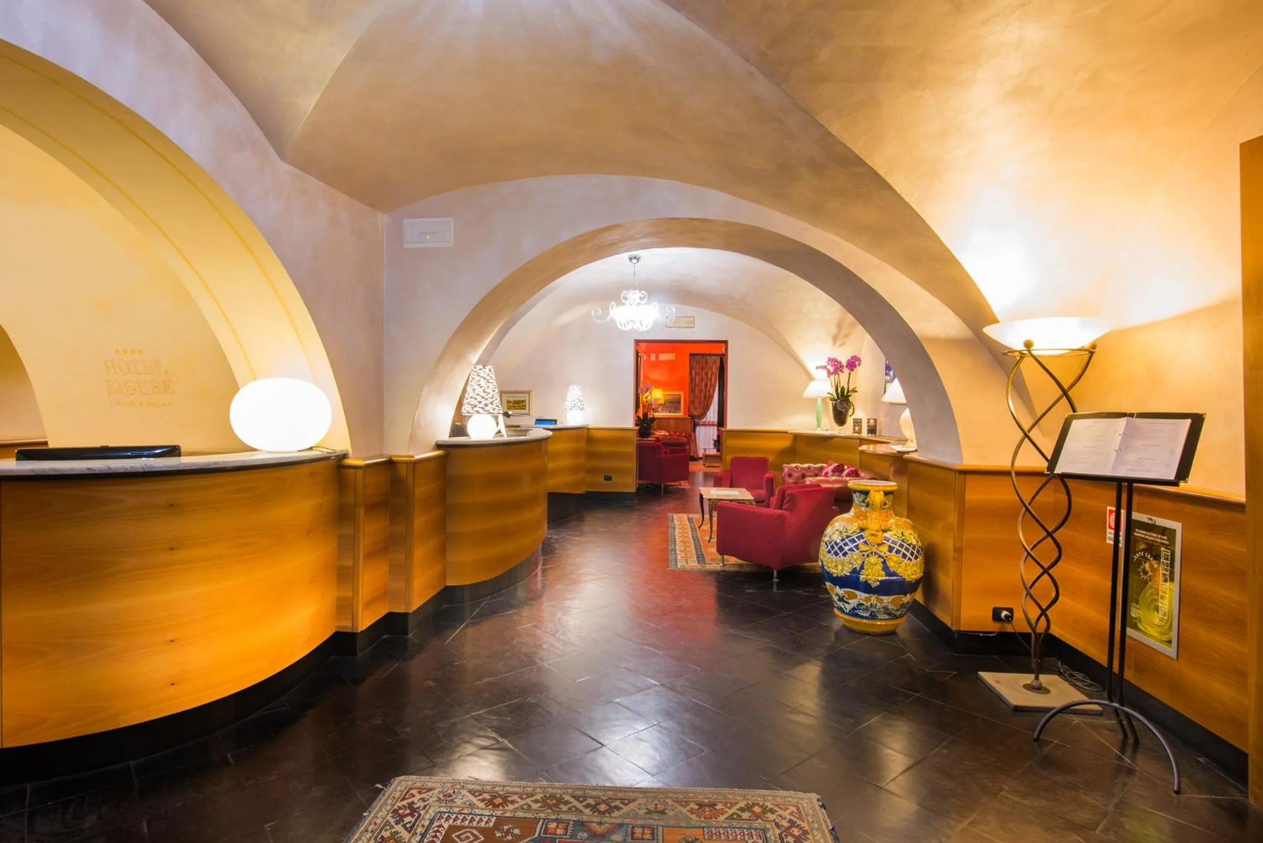Lobby or reception in Hotel Ligure