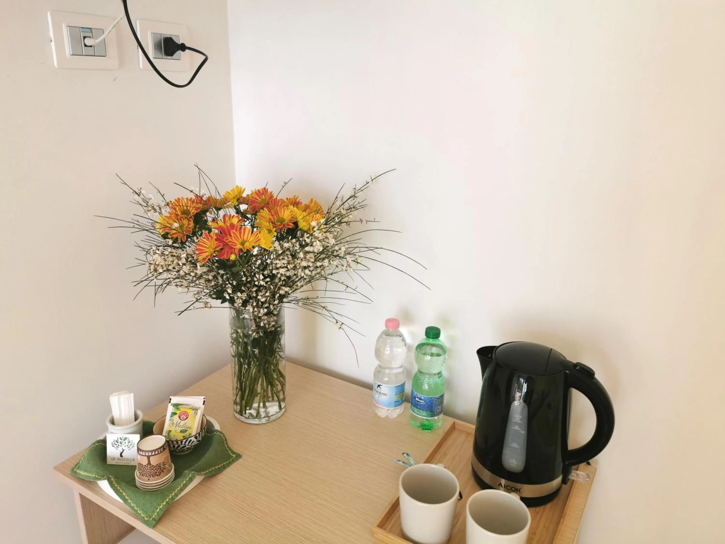 Food and drinks in La Suscella Bed & Breakfast