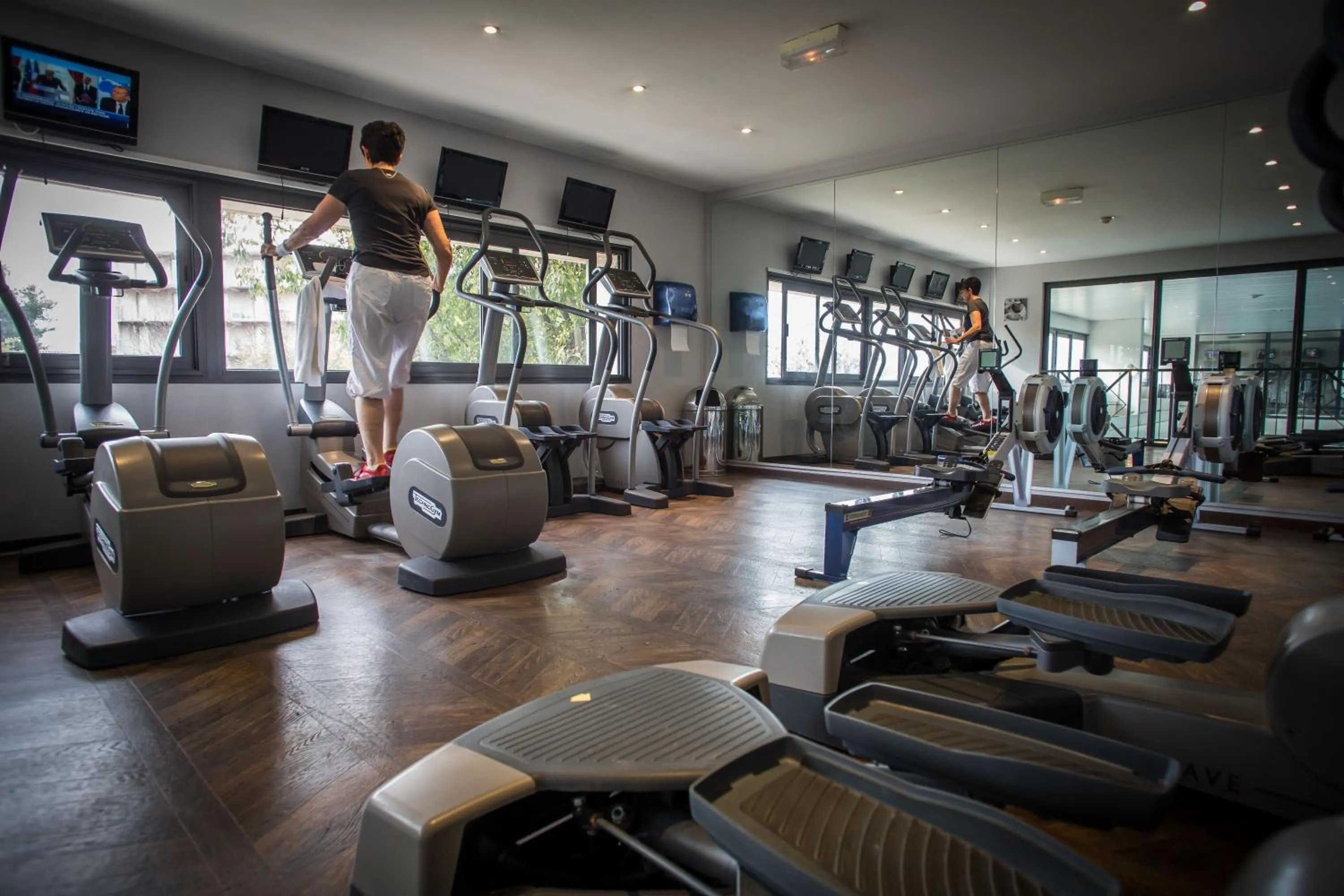 Fitness centre/facilities in Hôtel & Spa Vatel