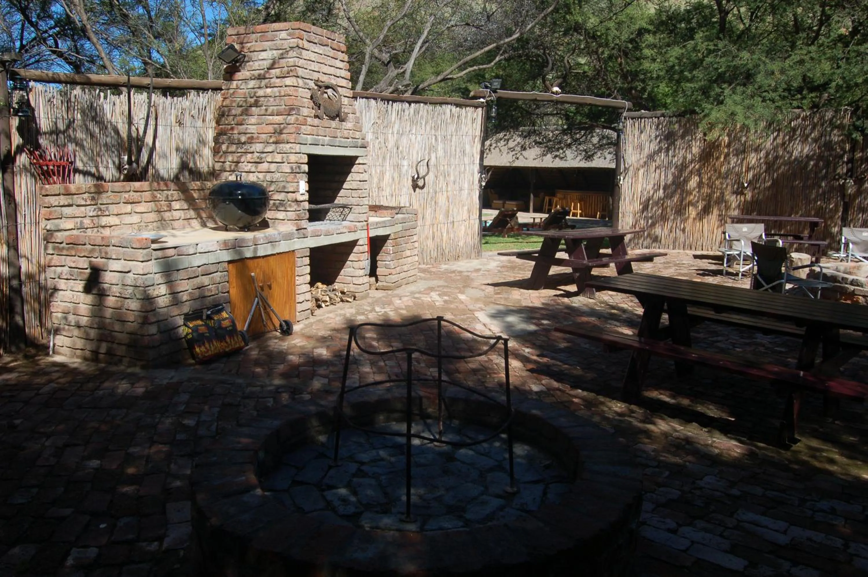 BBQ facilities in Ko Ka Tsara Bush Camp