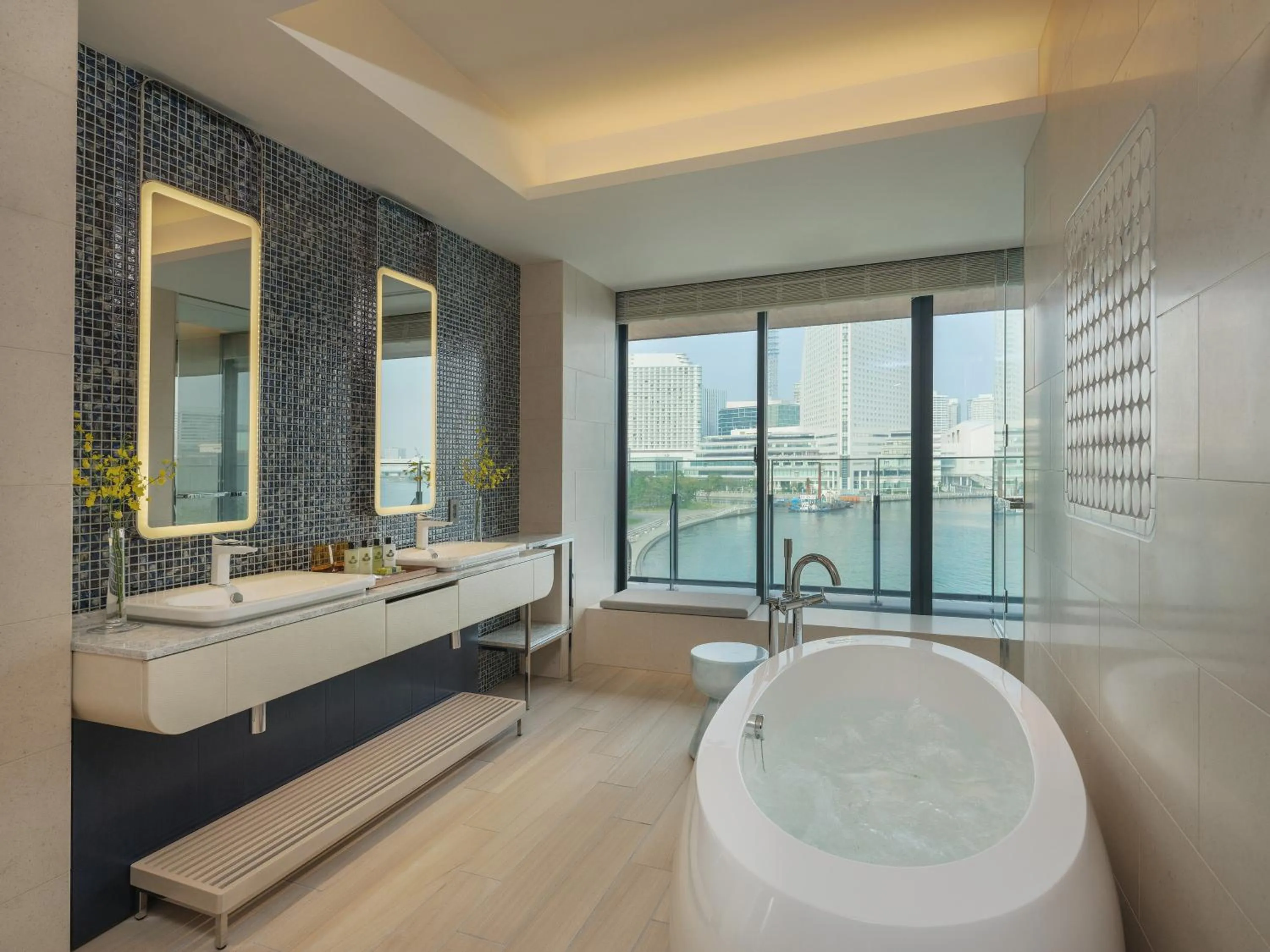 Bathroom in InterContinental Yokohama Pier 8 by IHG