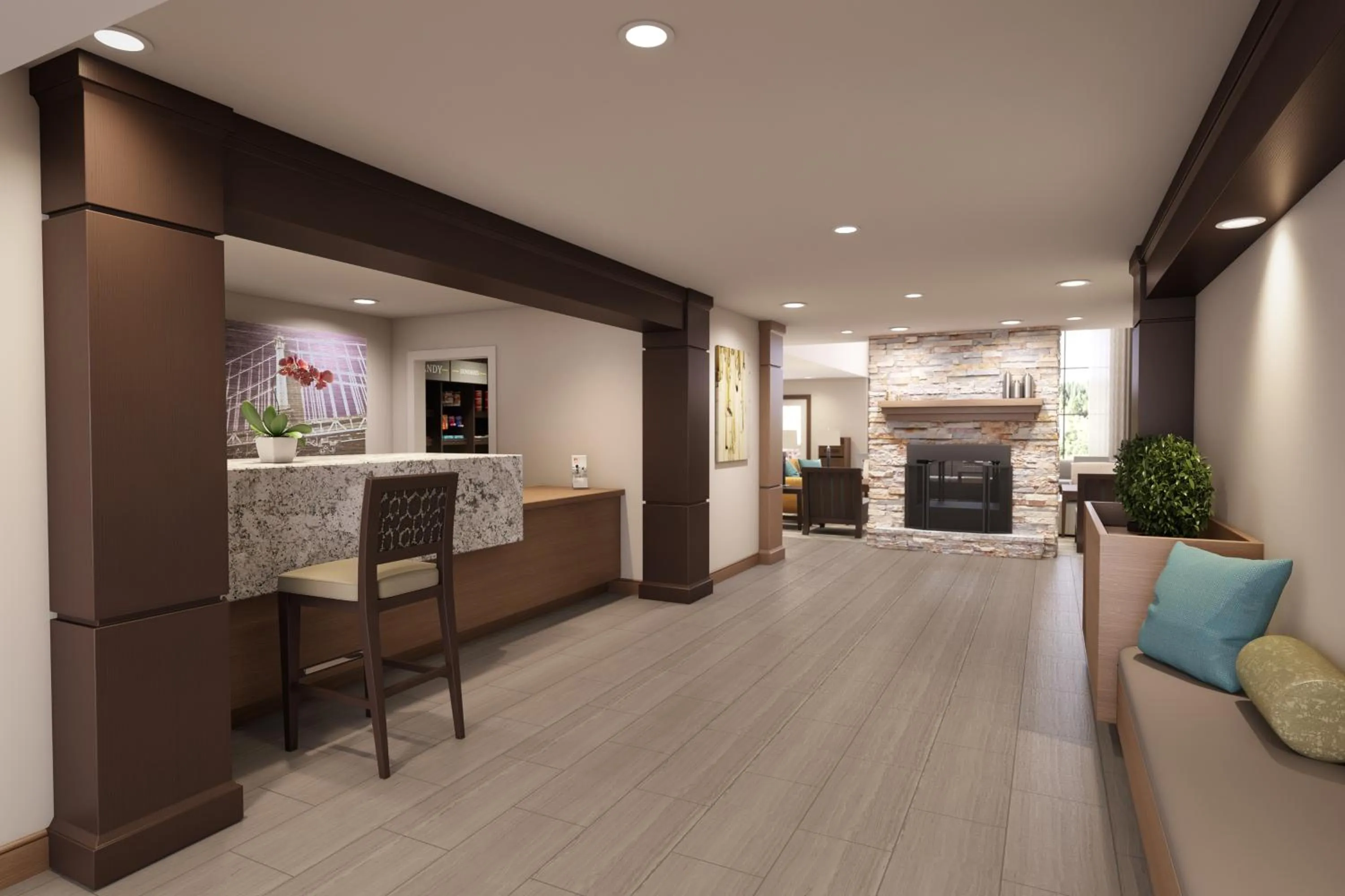 Lobby or reception in Staybridge Suites Irvine - John Wayne Airport by IHG