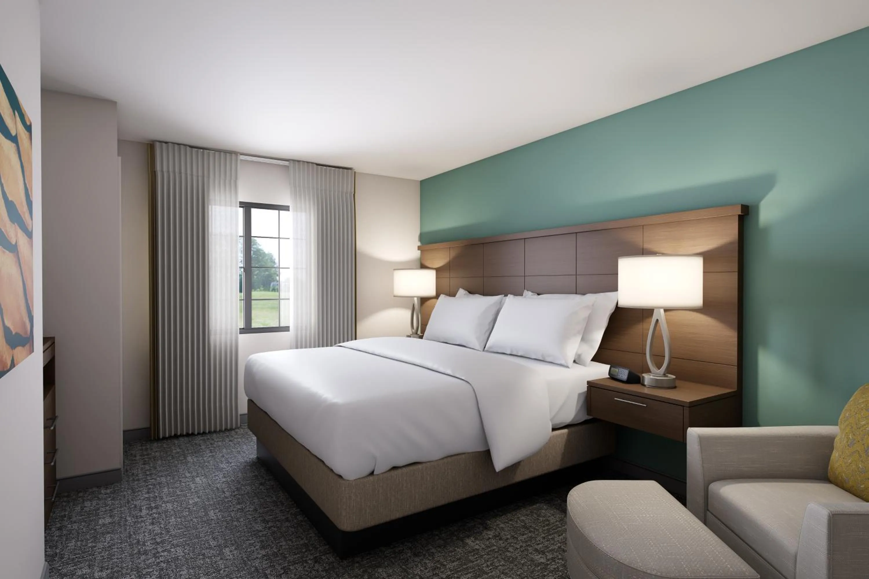 Bedroom, Bed in Staybridge Suites Irvine - John Wayne Airport by IHG