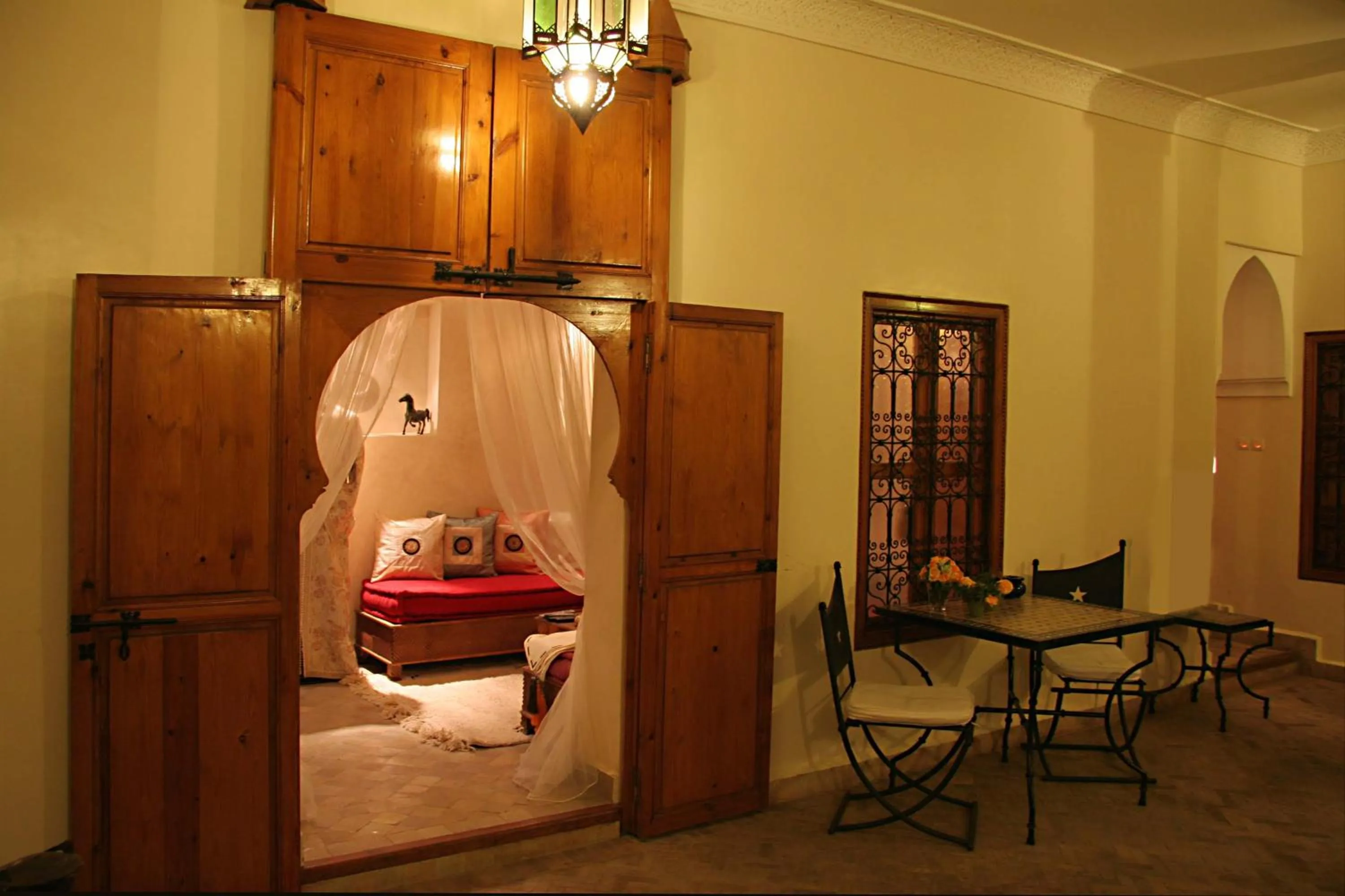 Living room in Riad Couleurs du Sud