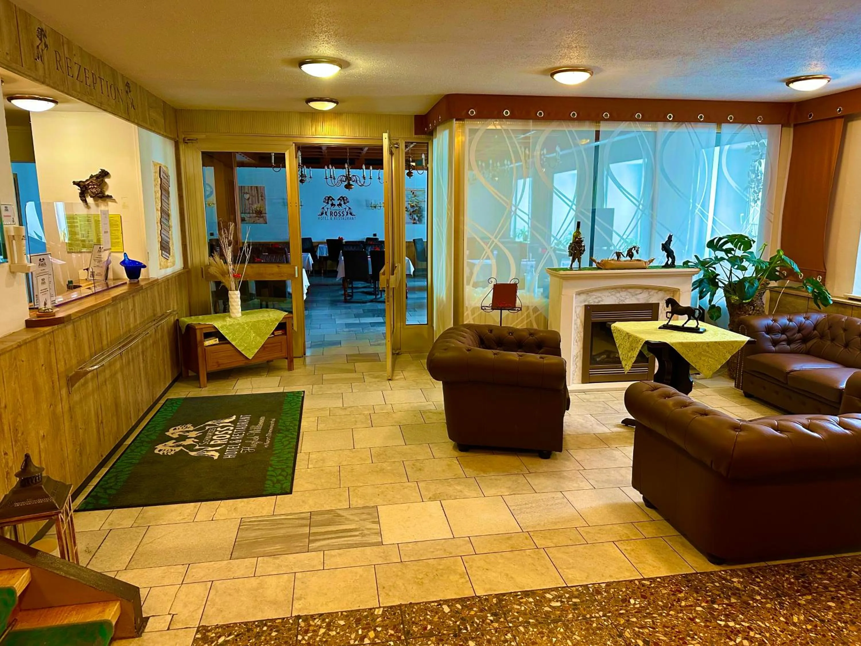 Lobby or reception in Schwarzes Ross Hotel & Restaurant Oberwiesenthal