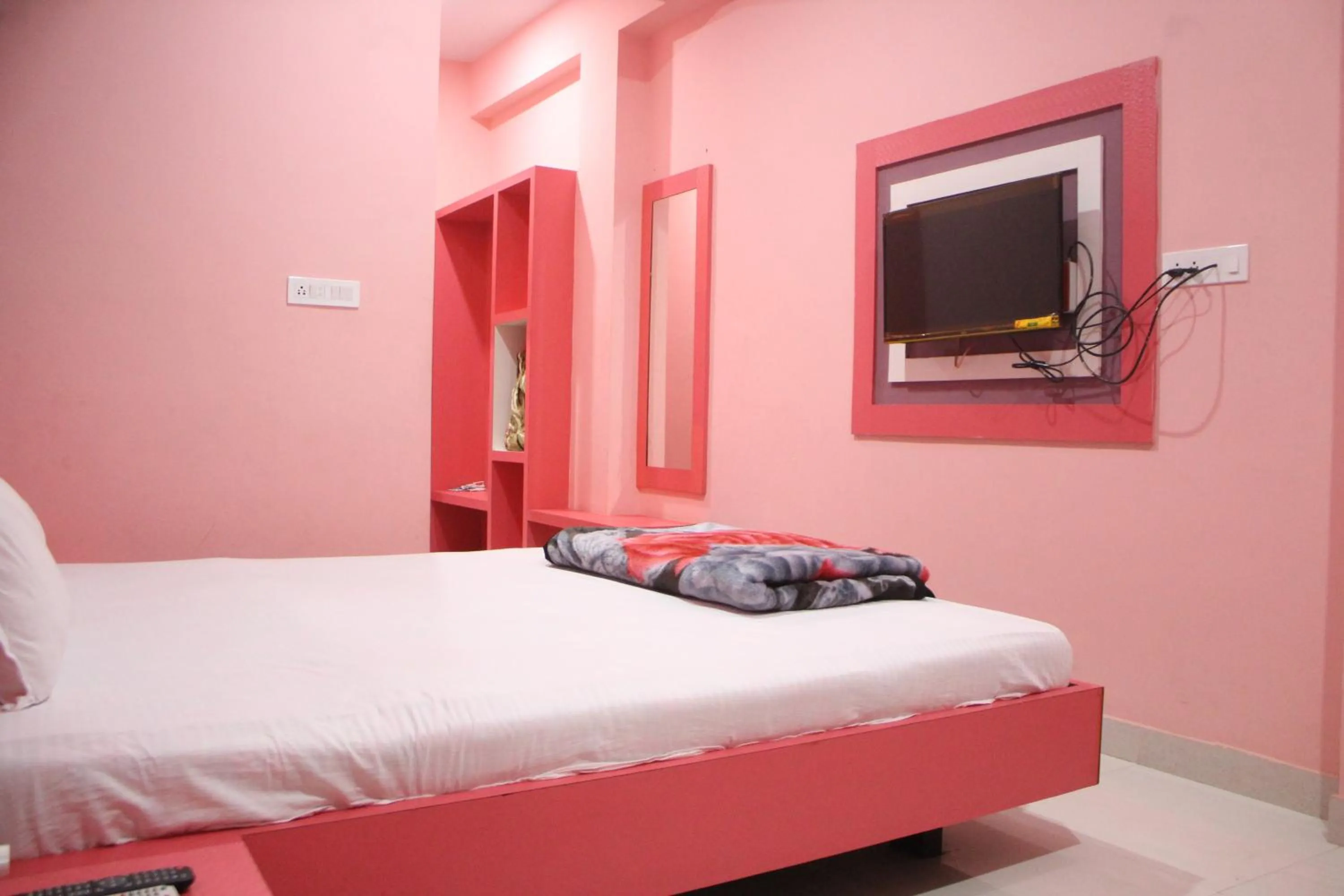 Bed in Hotel Shree Hari