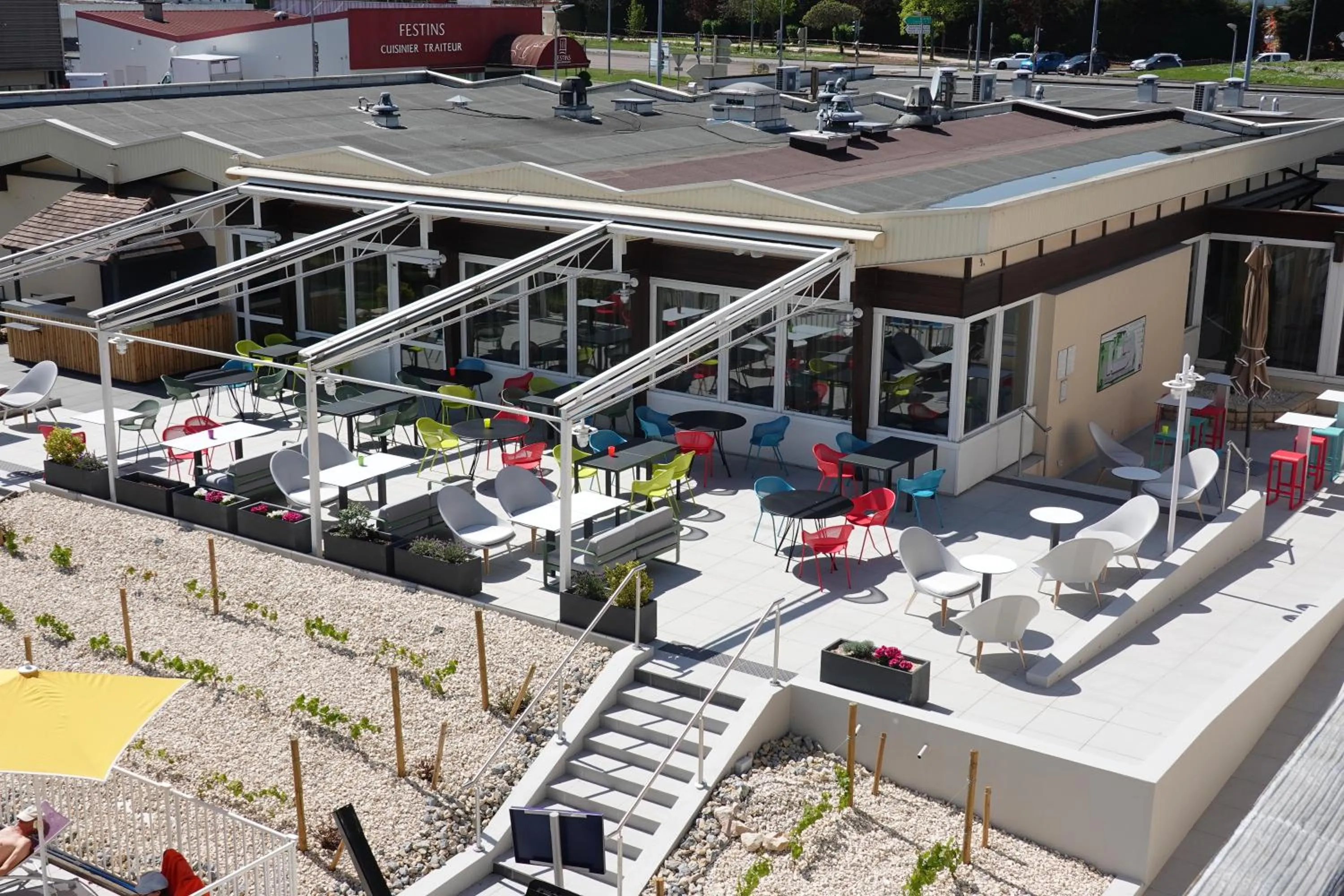 Balcony/Terrace in Novotel Dijon Sud