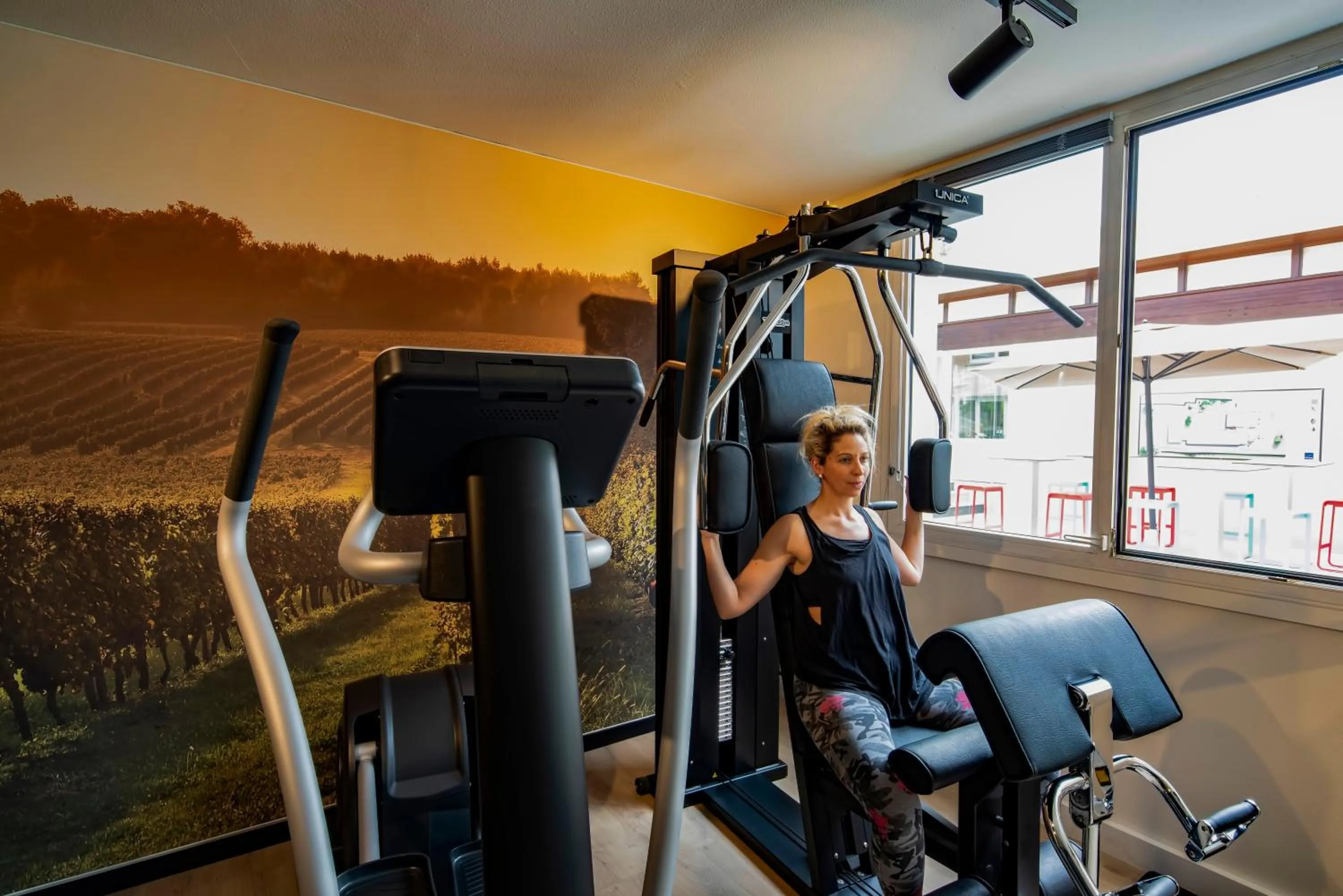 Fitness centre/facilities in Novotel Dijon Sud