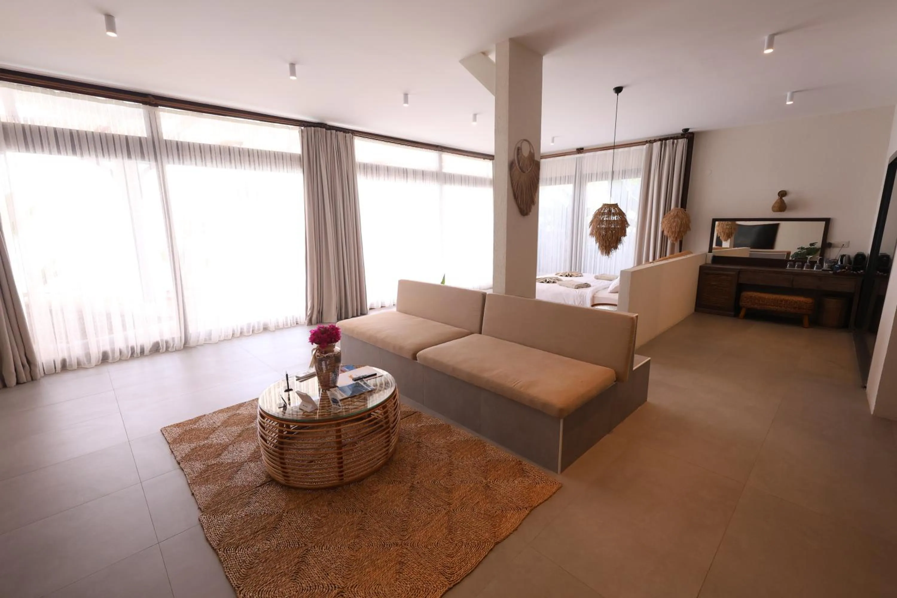 Seating area, Bed in Lissiya Hotel