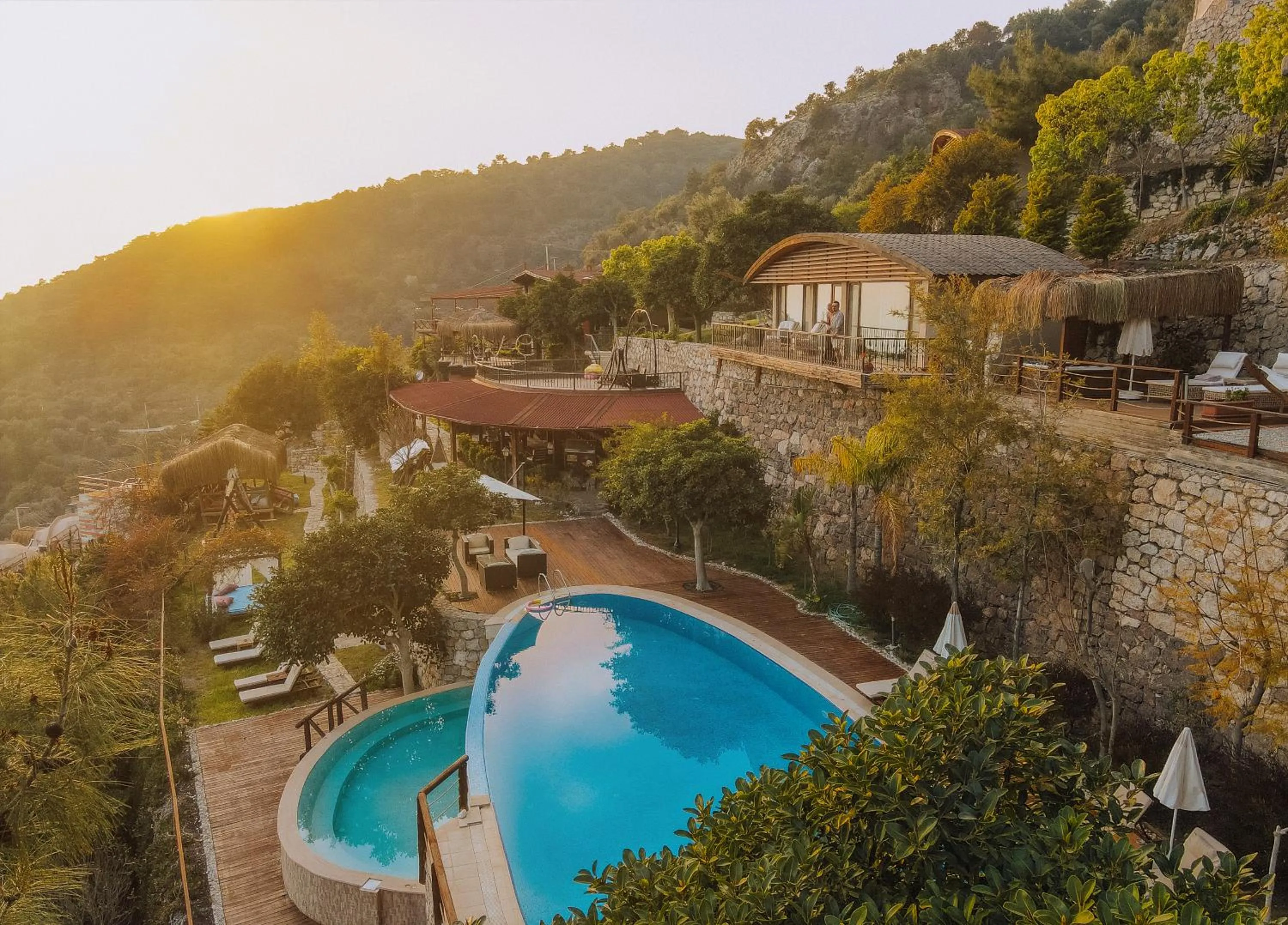 Pool view in Lissiya Hotel